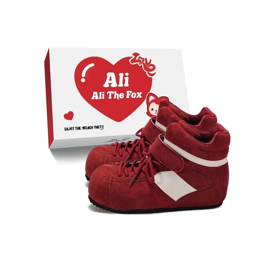 Али Тх Фокс Замша Нишевый Универсальный Мода Классические Повседневные Ботинки Женские