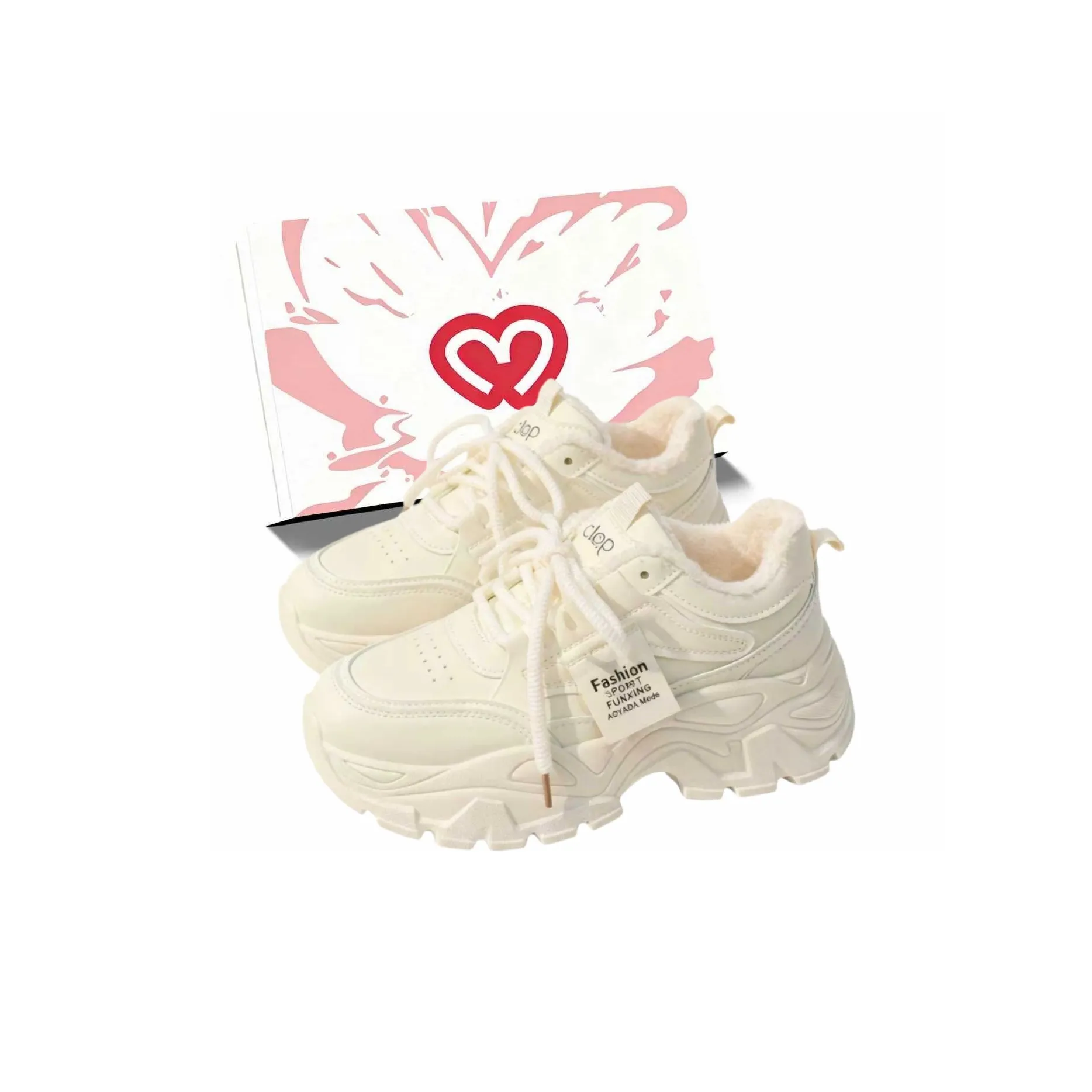 SHIWUXIANG Женские массивные кроссовки