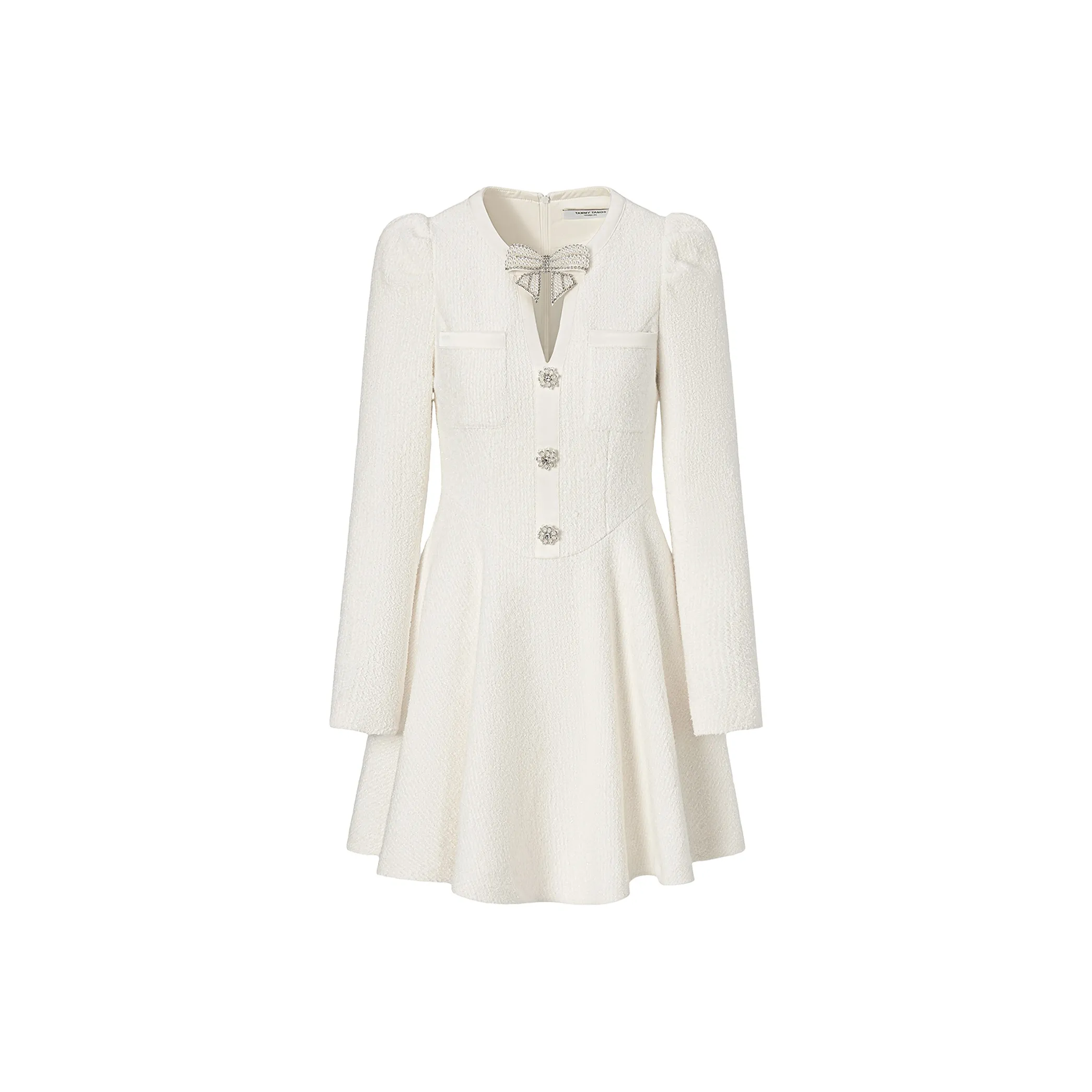 TAMMY TANGS Длинное платье с длинными рукавами женское