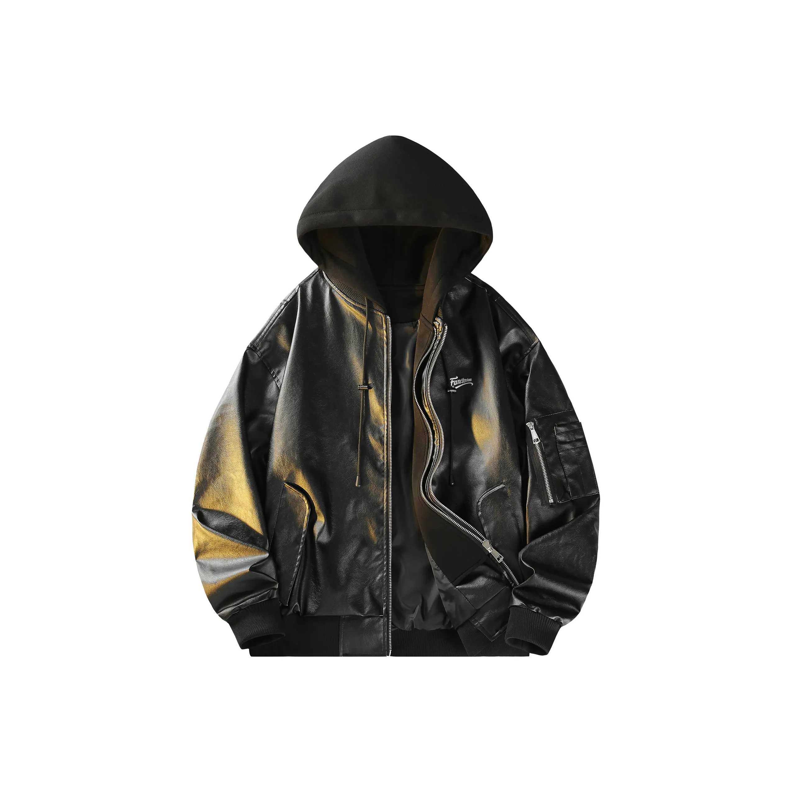 Lightning X Storm Кожа Куртка Унисекс