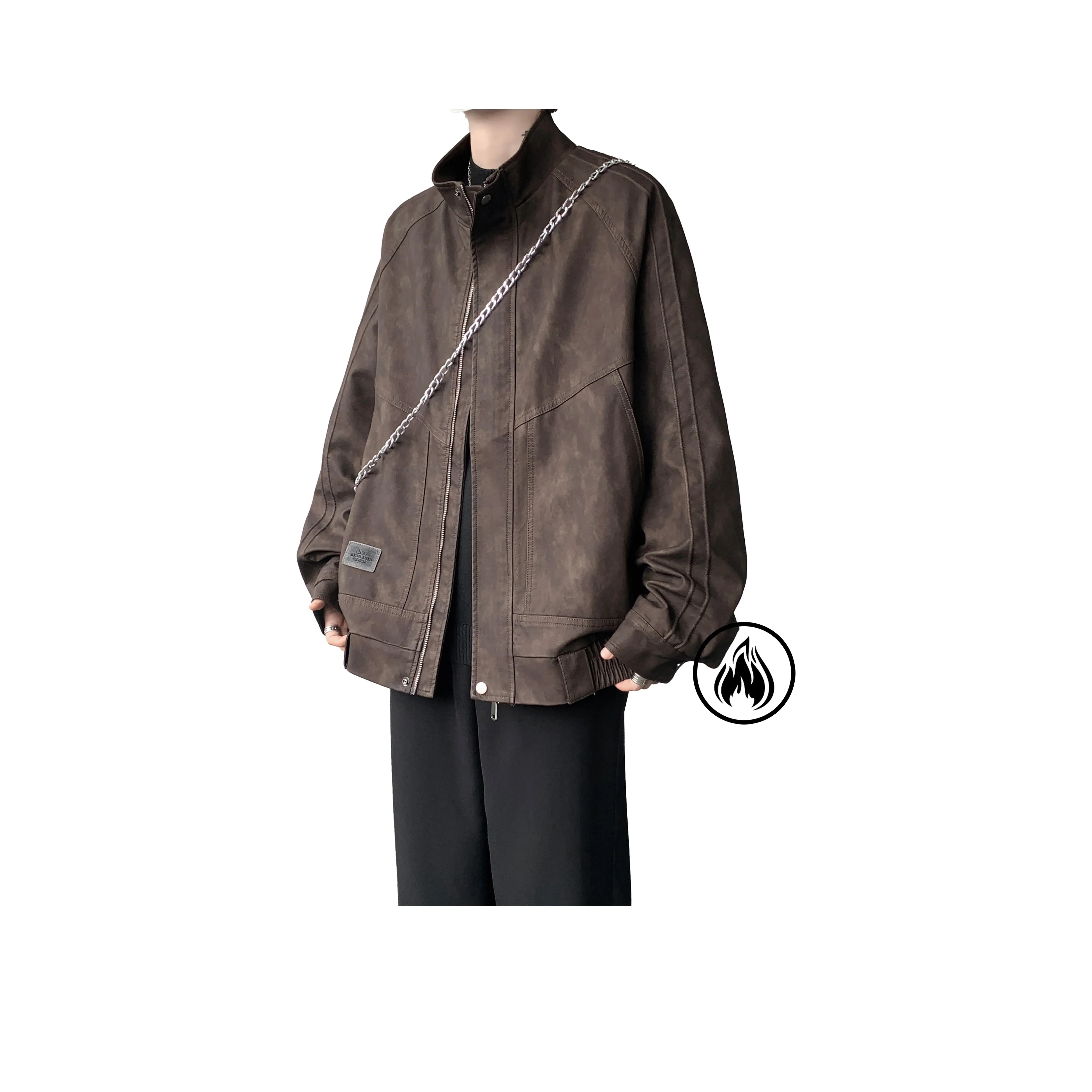 JUNGLE PANDA Кожа Куртка Унисекс