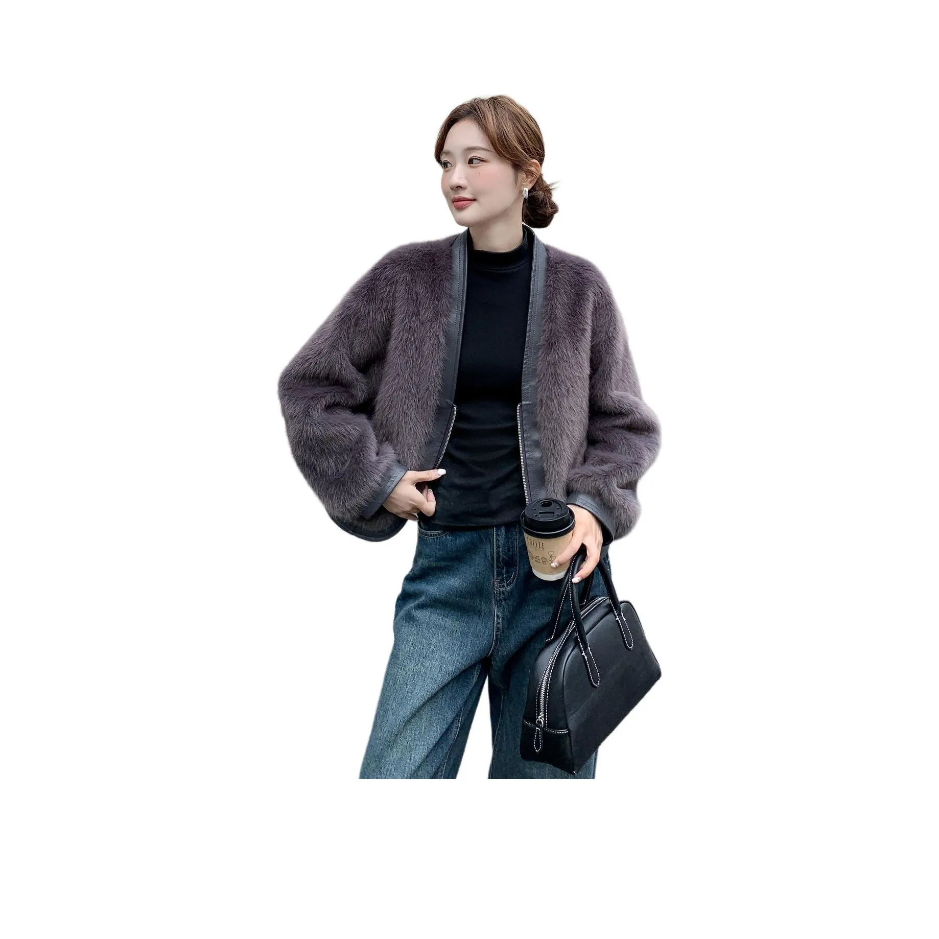 MEXICAN Серый Женские Меховые изделия