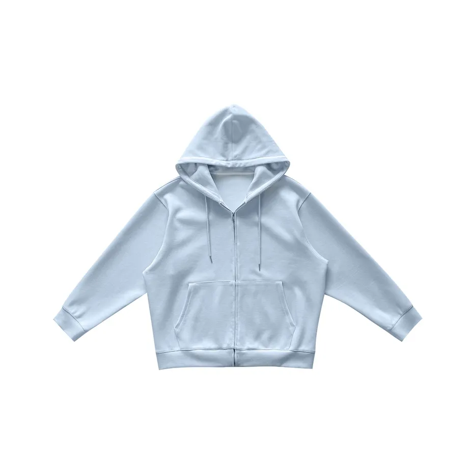 MIMIZI Светло-синий 480г Тяжелый Женский Свитшот