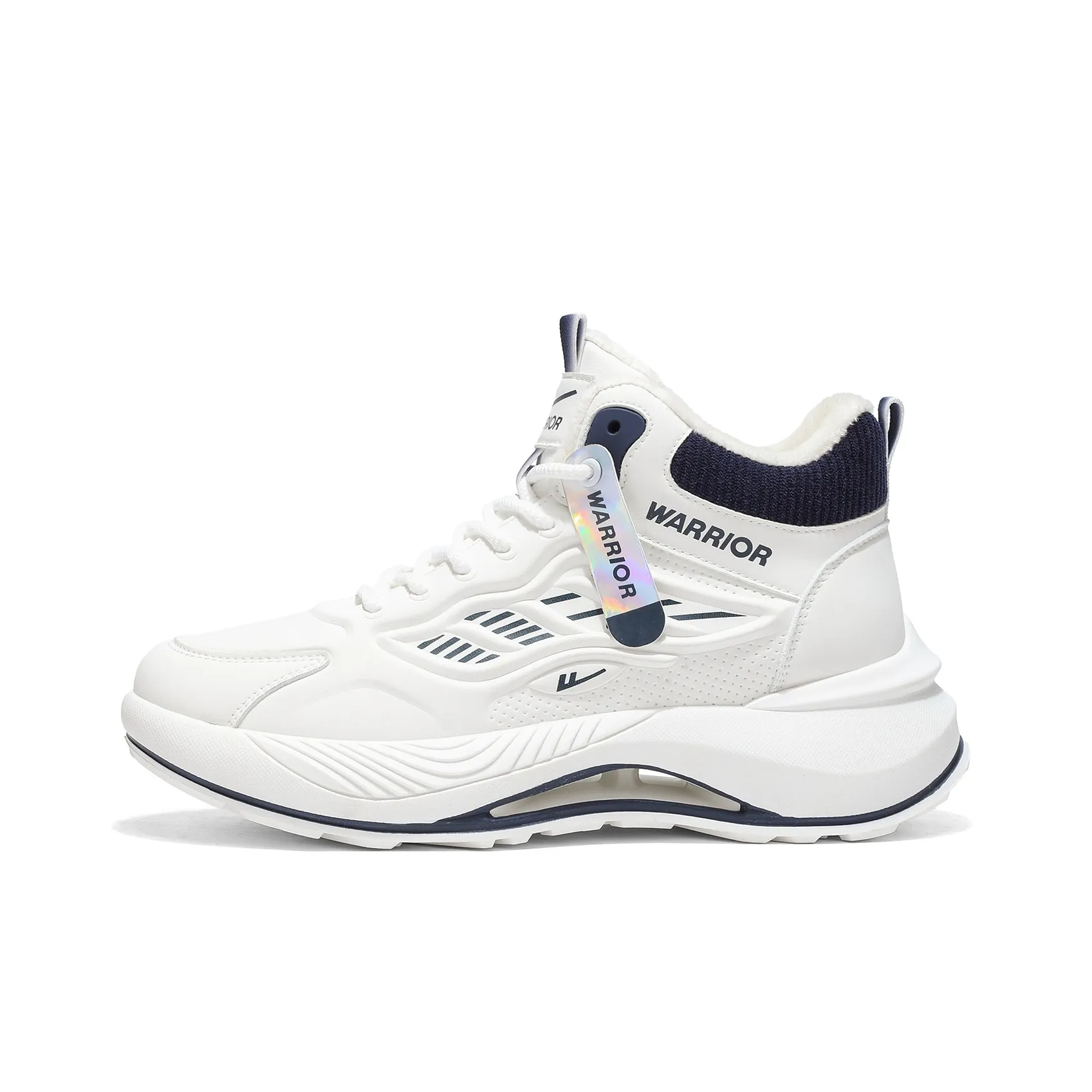 Warrior Термический Износостойкий Амортизирующий MID Топ Баскетбольные Кроссовки Мужские