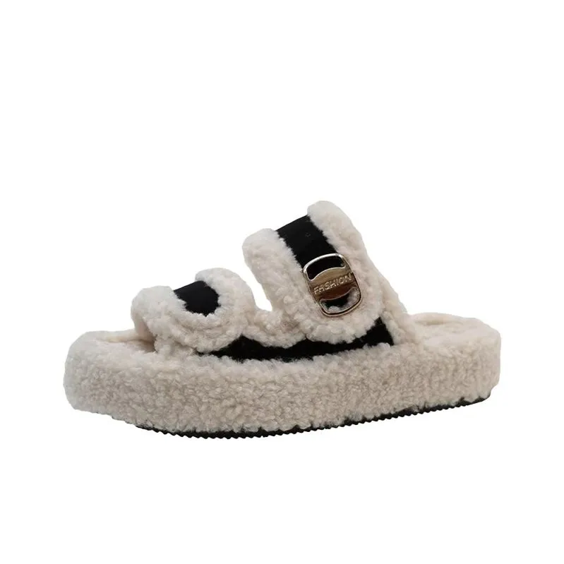 Ronecry Флисовая подкладка хлопковые тапочки женские