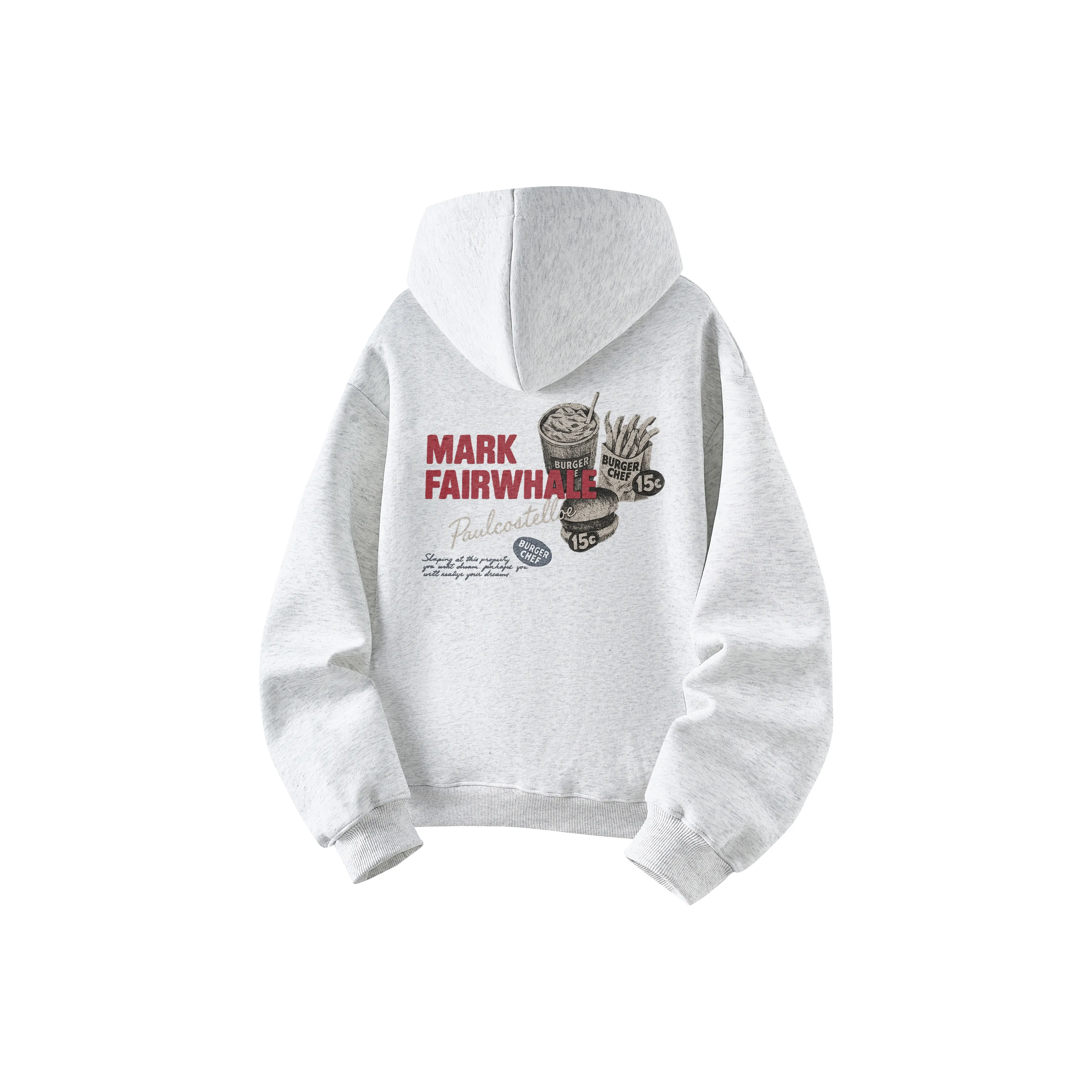 FAIRWHALE С капюшоном и флисовой подкладкой худи и свитшоты унисекс