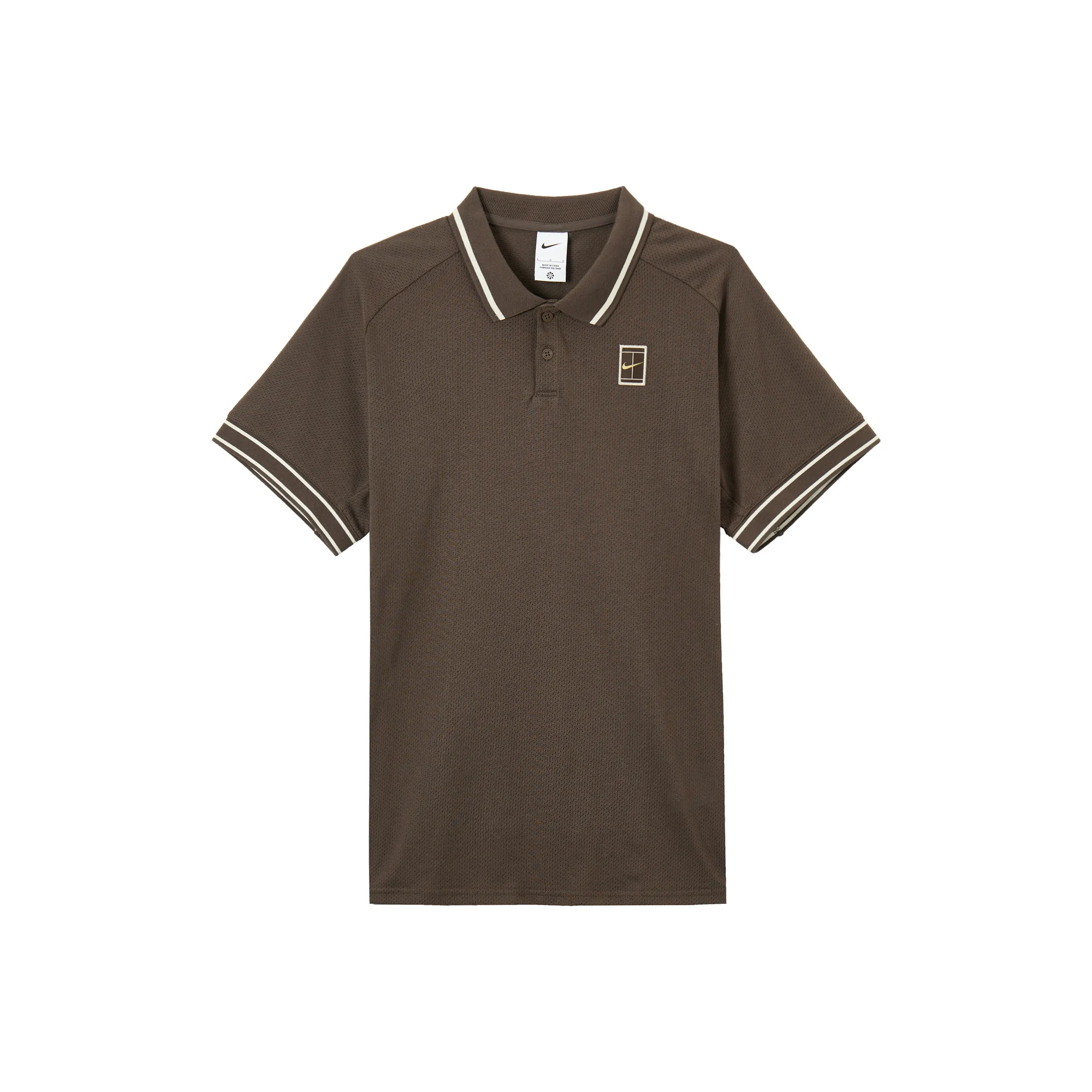 Nike Heritage Polo Мужской Барочный Коричневый