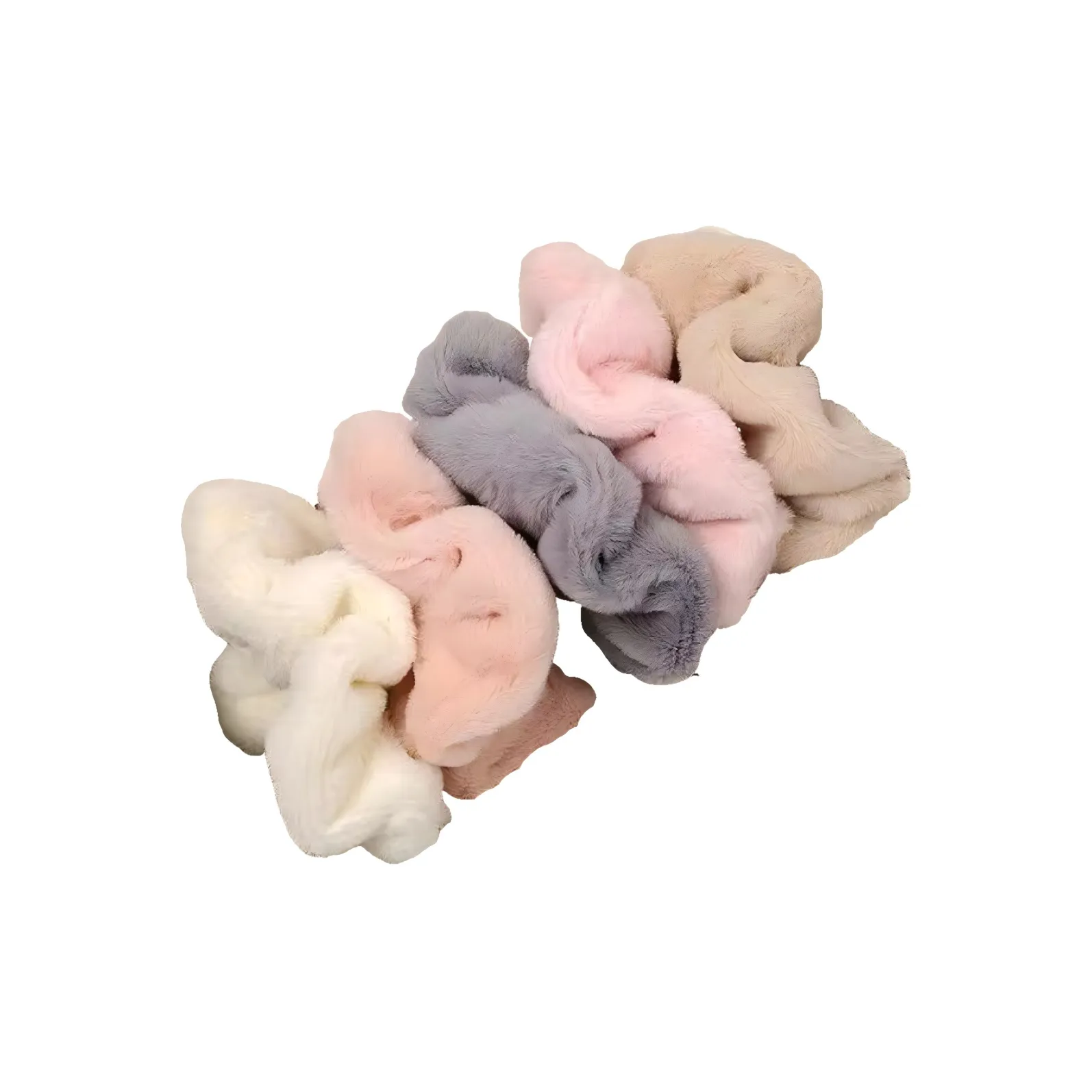 CAIYOUSHU Осенний Зимний Плюшевый Скранчи Милый Стиль Девчачий Сердце Привлекательный Минималистский Универсальный Стиль