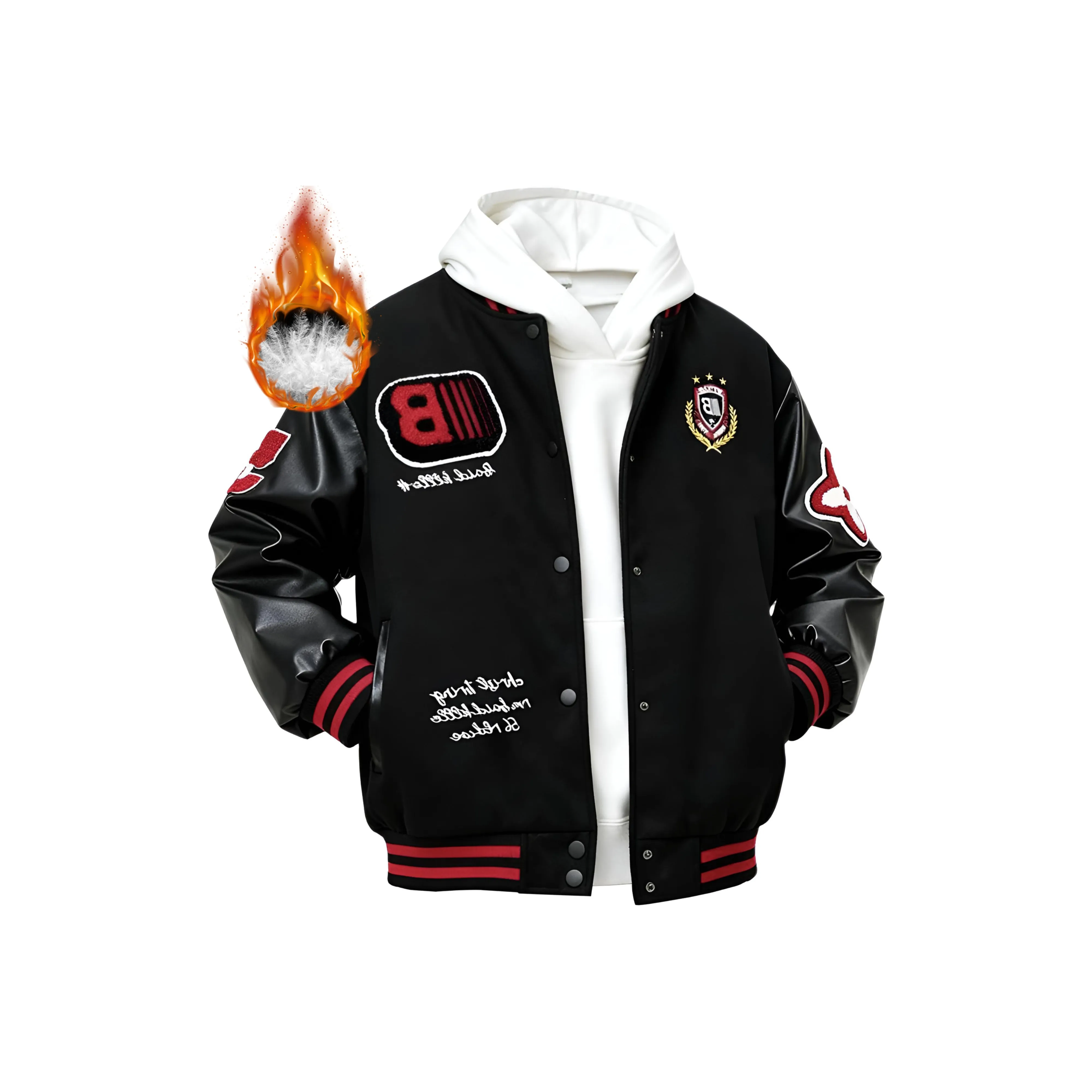 DOUBLEFISH Хлопковый пуховик унисекс