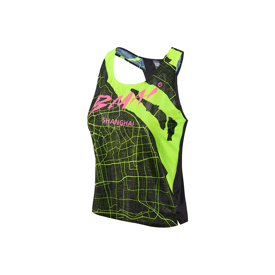 BMAI Спортивные жилеты женские зеленый розовый