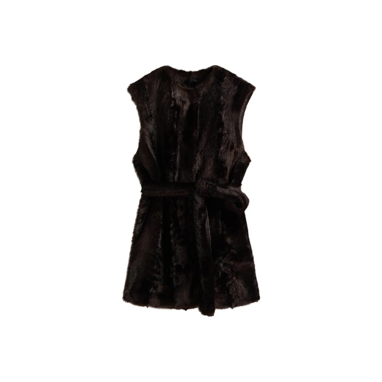 H M Темно-коричневые женские майки