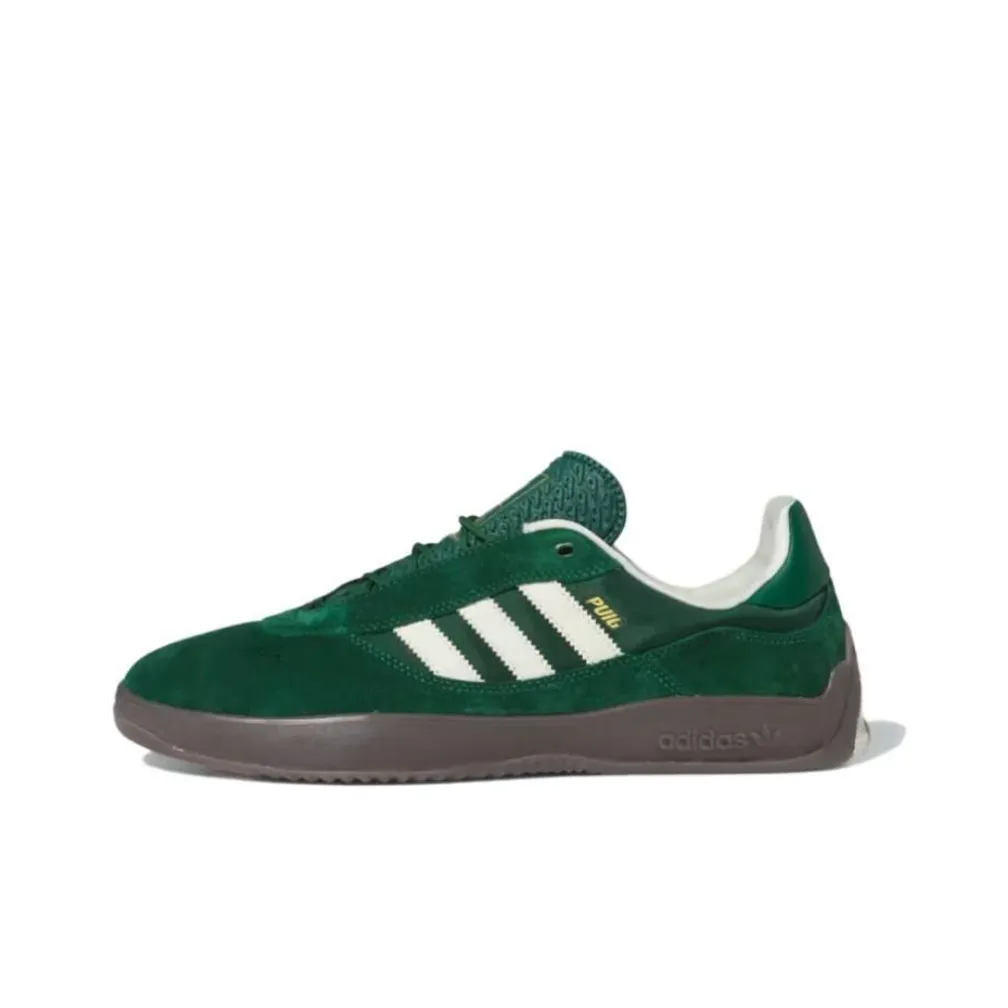 Adidas Originals Puig Slip Resistant Abrasion Resistant Низкие Кроссовки для скейтбординга Мужские Зеленые