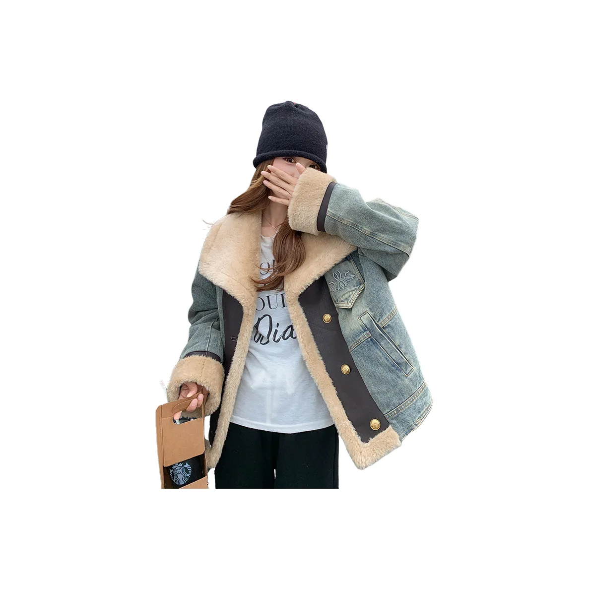 CHUNSHIMAN Джинсовая куртка Женская