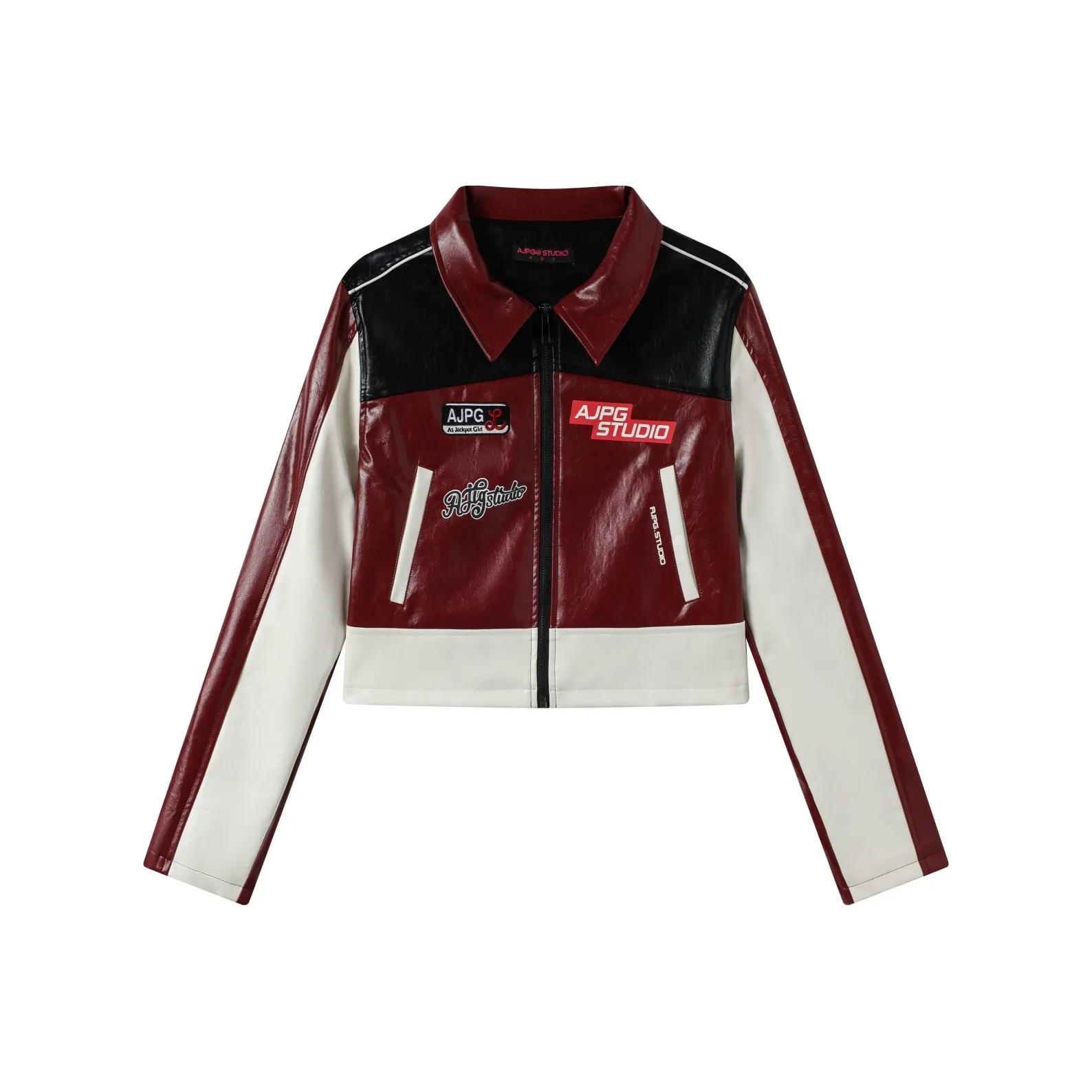 AJPG Осенний Зимний Кожаная Куртка Пальто Женское