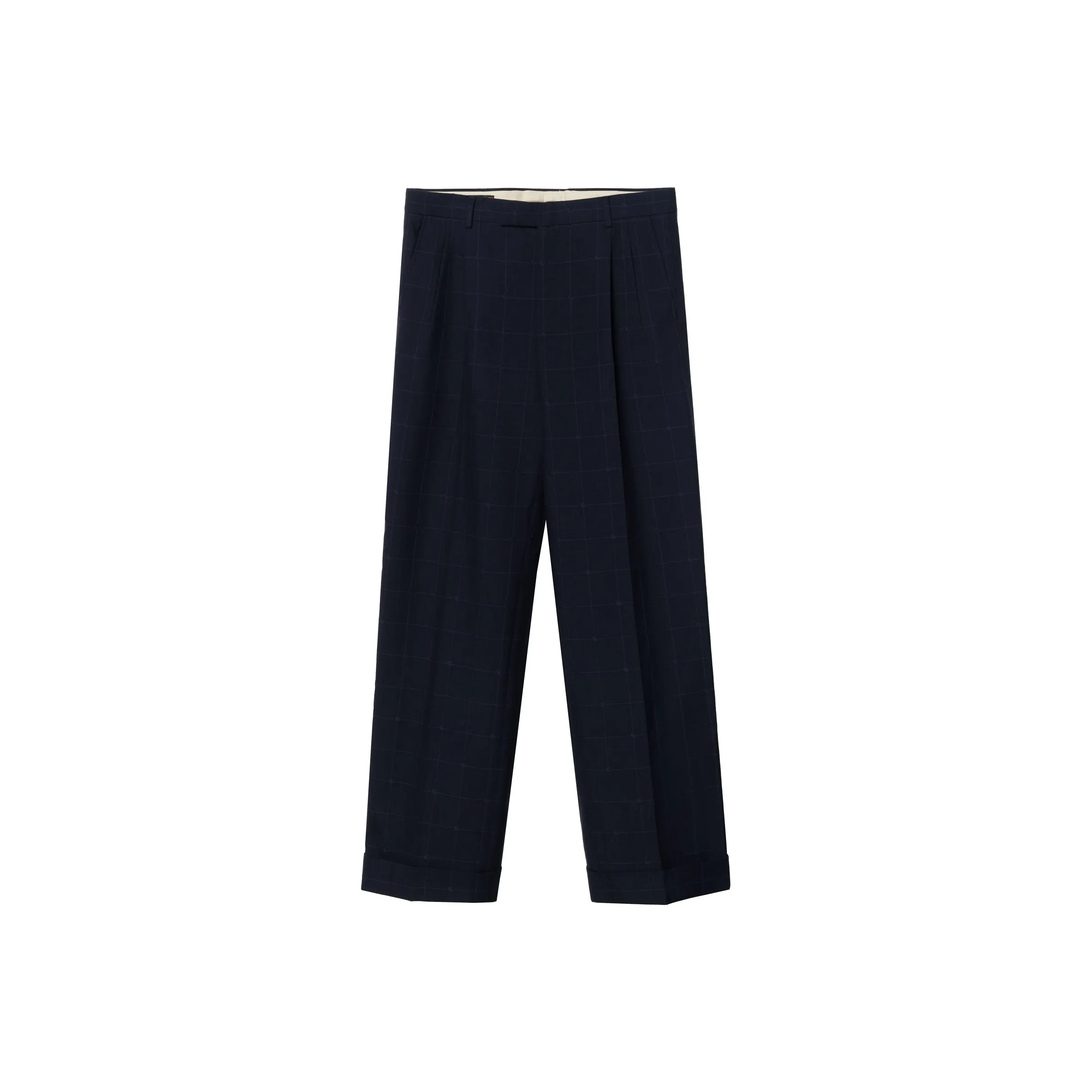 GUCCI Повседневные брюки Мужские Темно-синие