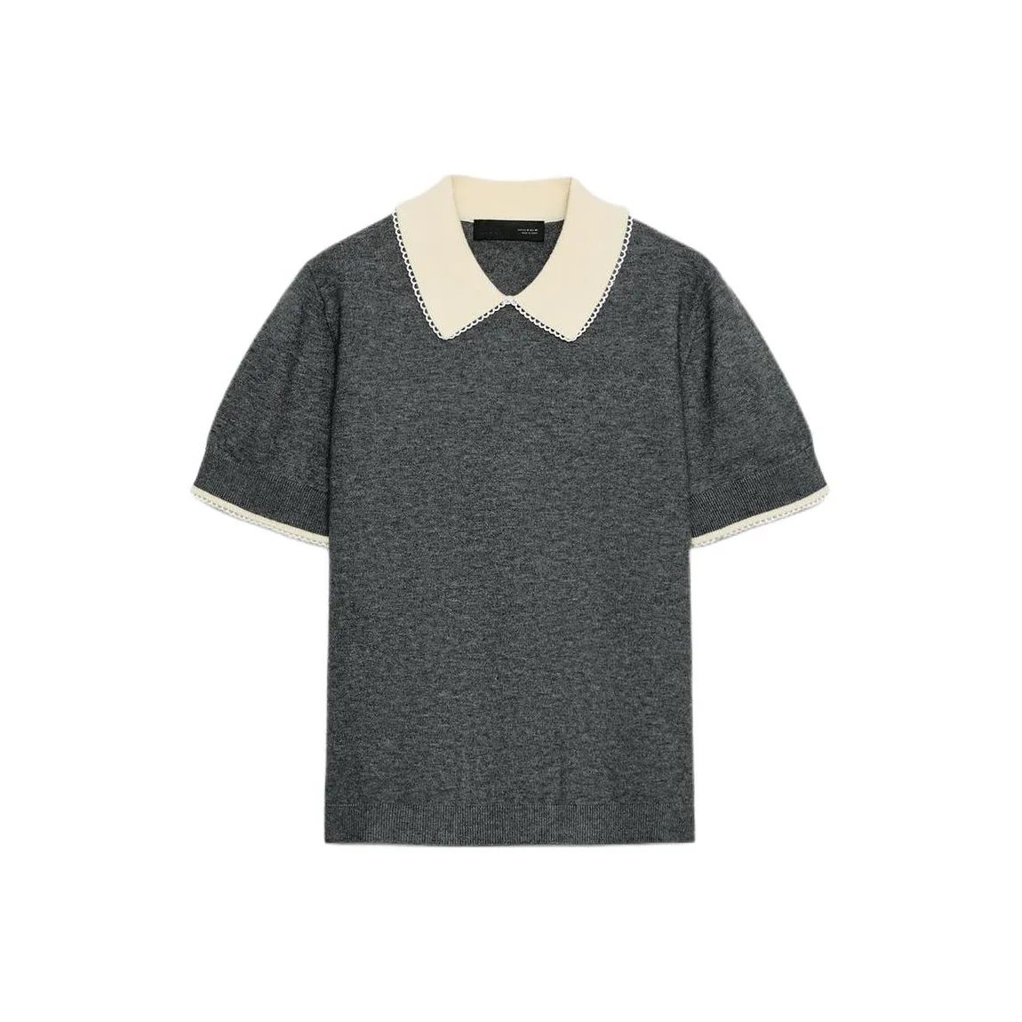 ZARA Зебра с принтом серый женский трикотаж