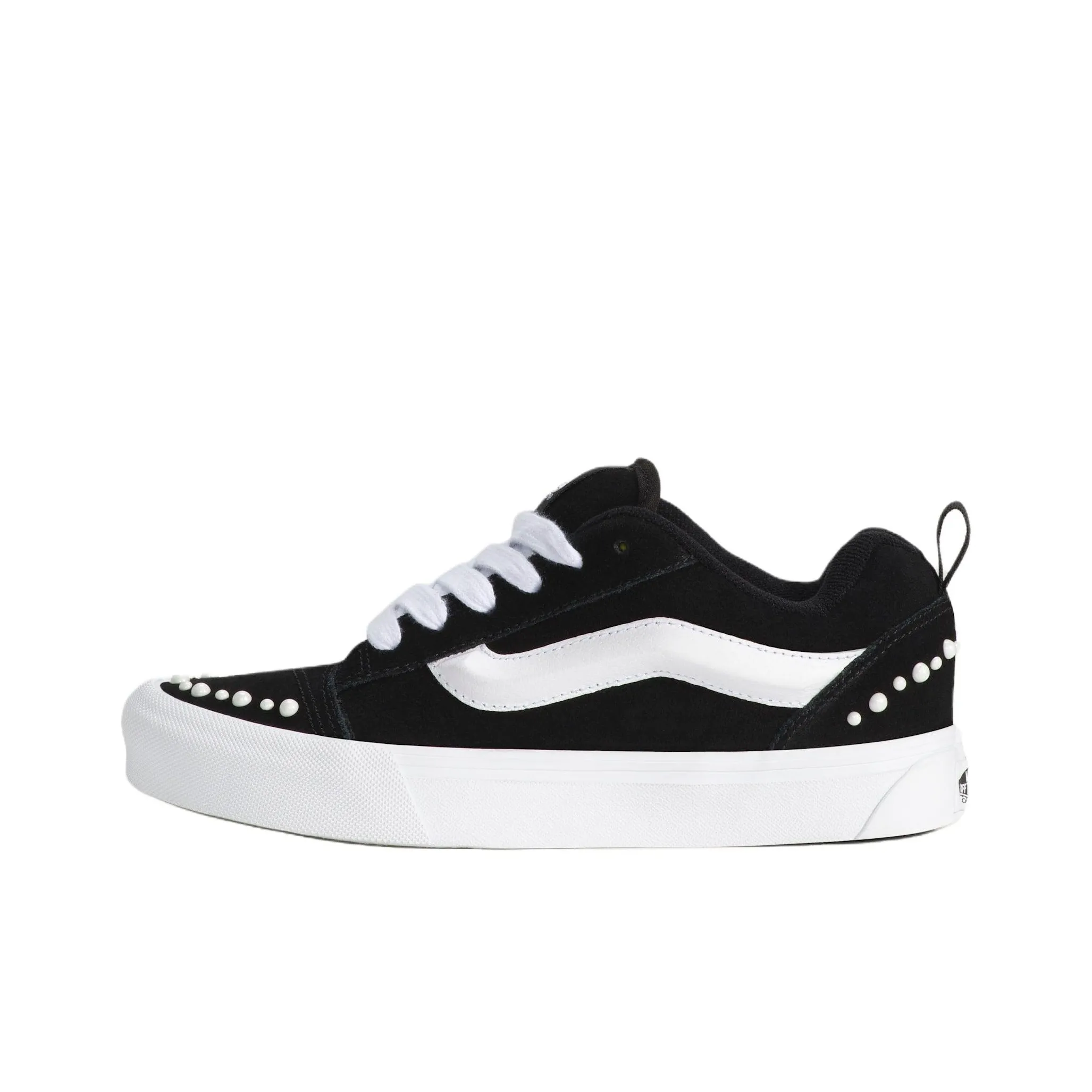 VANS Knu Skool Low Top Скейтборд Кроссовки Support Unisex Черный Белый