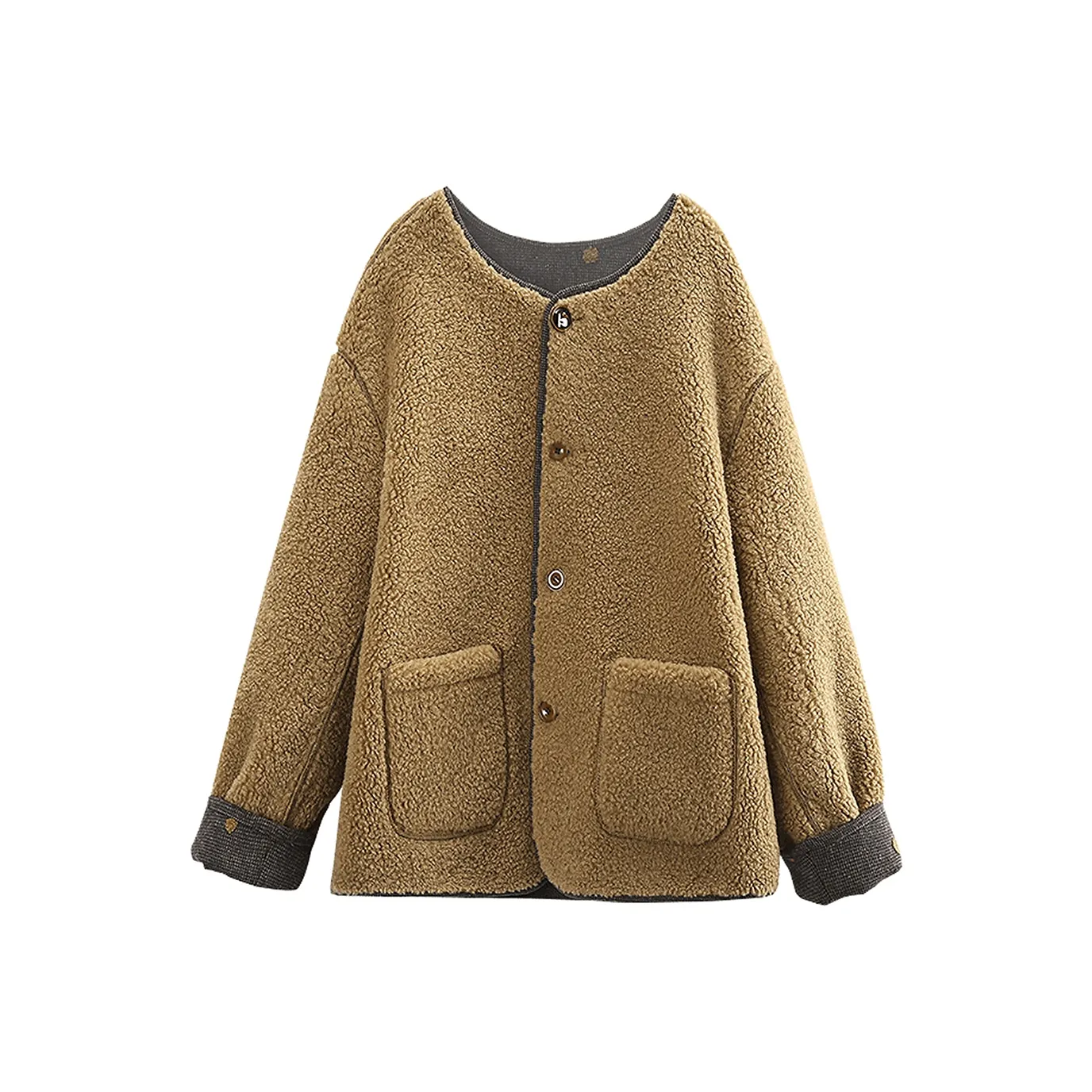 SUXINGDELEYUAN Кофе Женское Пальто