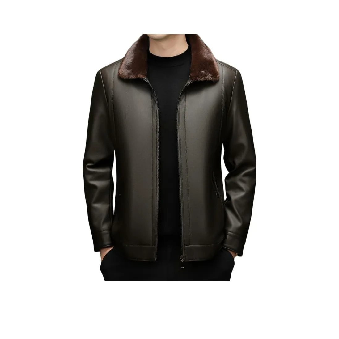 PIERRE CARDIN Кожа Куртка Мужская