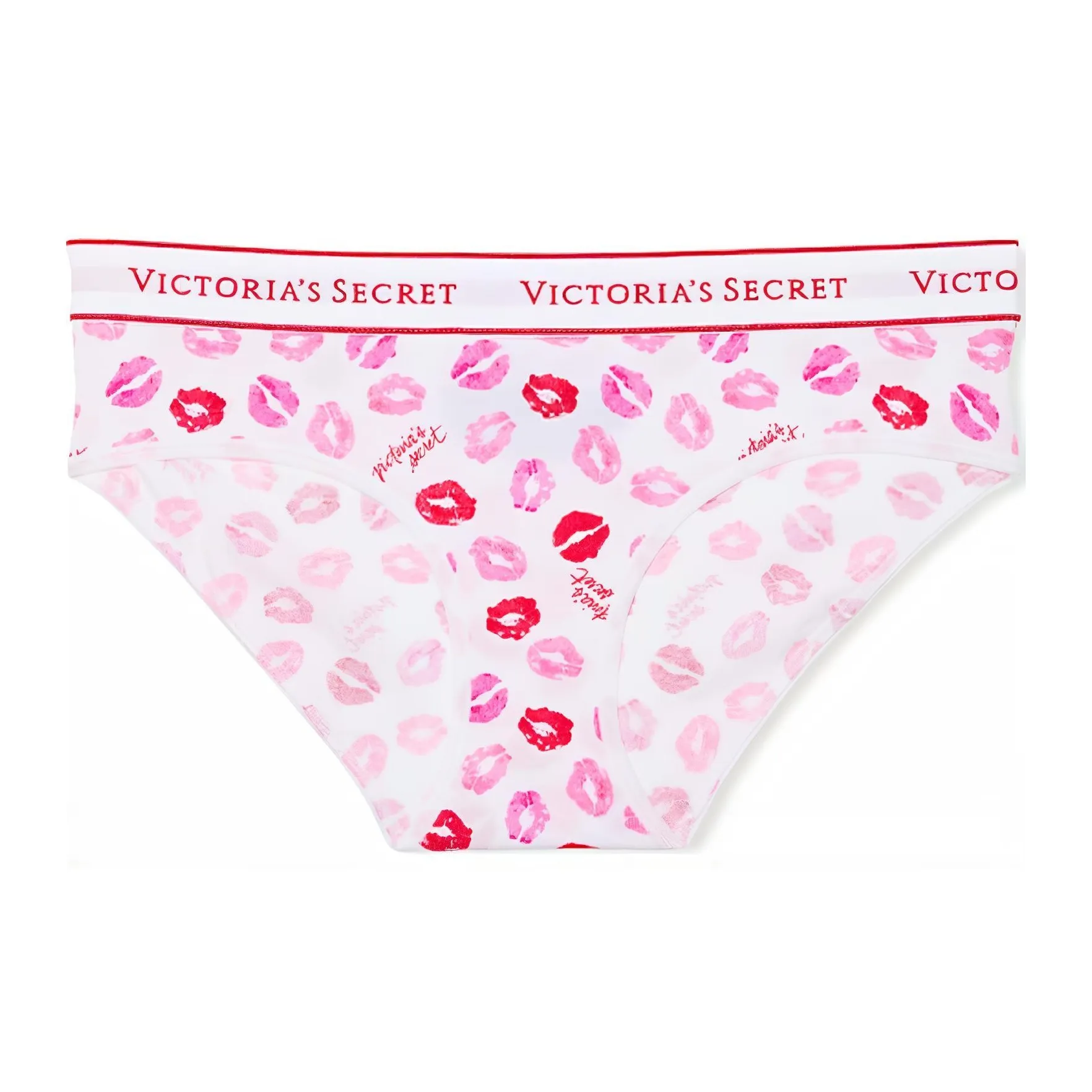 Victoria's Secret Женское нижнее белье 1 упаковка белый основание с принтом LIP