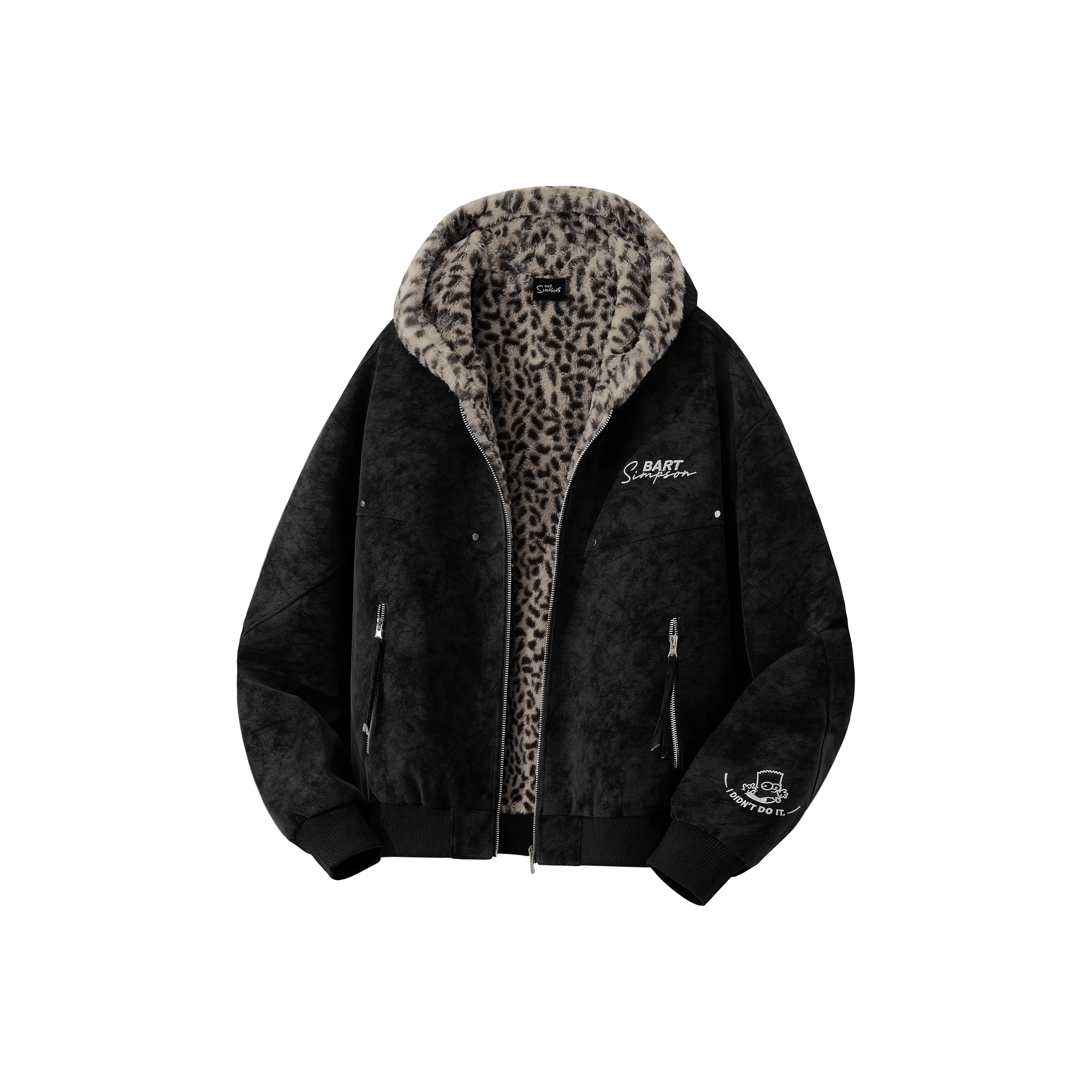 The Simpsons Velvet Feel Coat Unisex Симпсоны Бархат Feel Пальто Унисекс