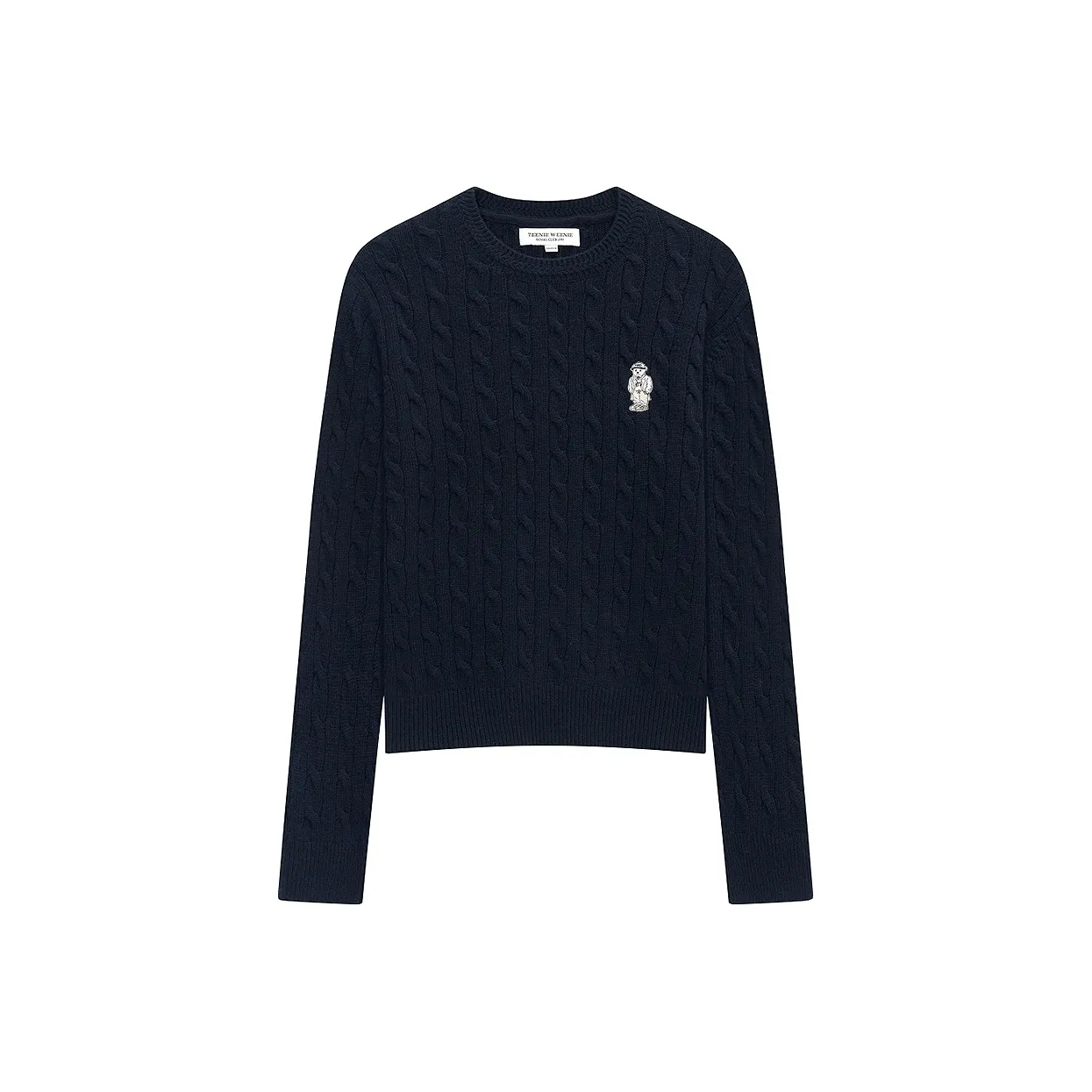 Teenie Weenie Все Season Жаккард Трикотажная ткань Свитер Женские