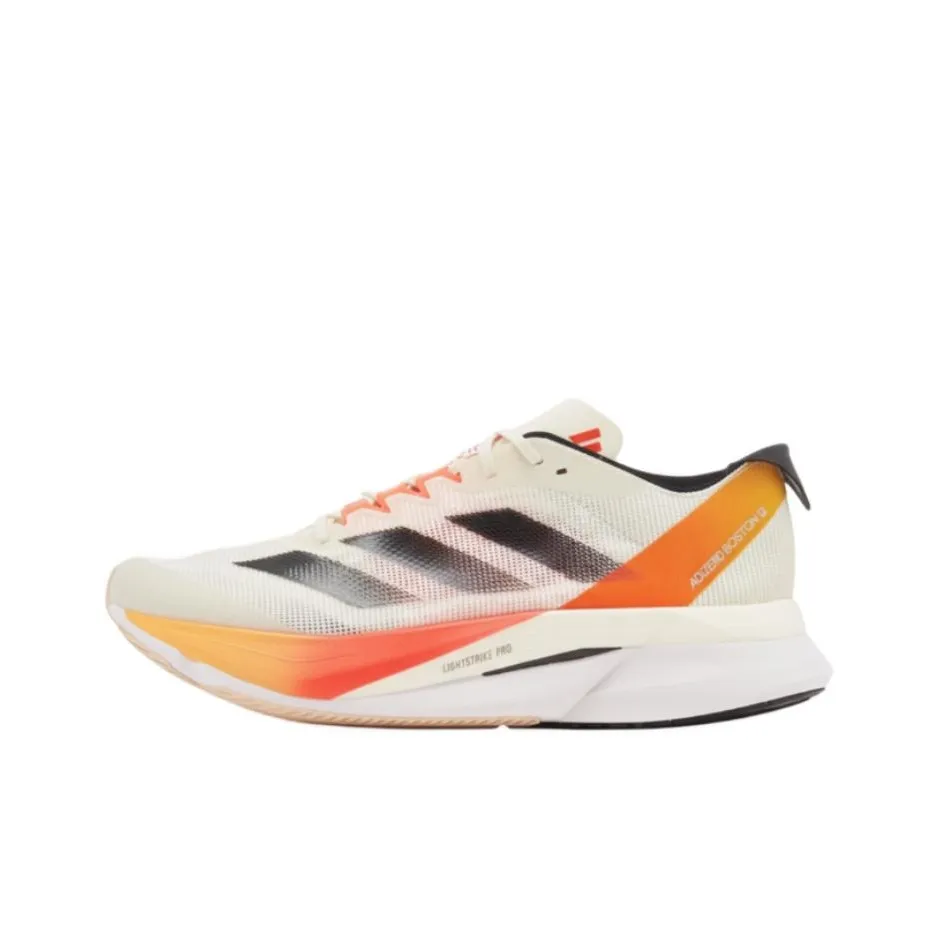 Adidas Adizero Boston 12 Противоскользящий Устойчивый к истиранию Легкий Низкий Топ