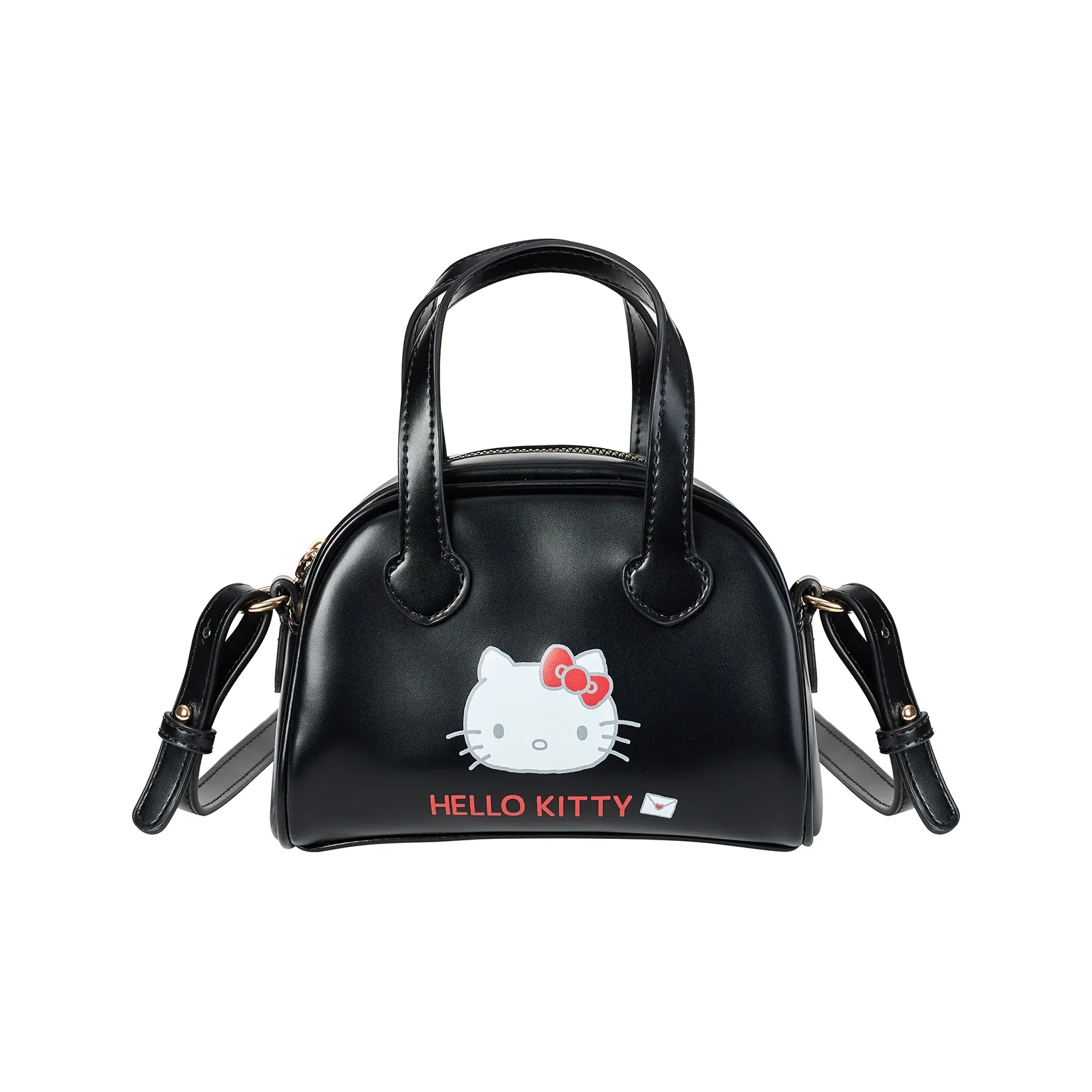 Sanrio Hello Kitty PU (полиуретан) Сумка Стандартная Женская Черная