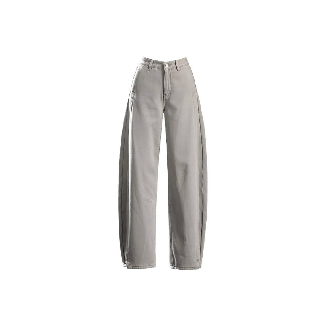 NINIUWOKU Серый Бежевый Флисовые Подкладочные Женские Джинсы