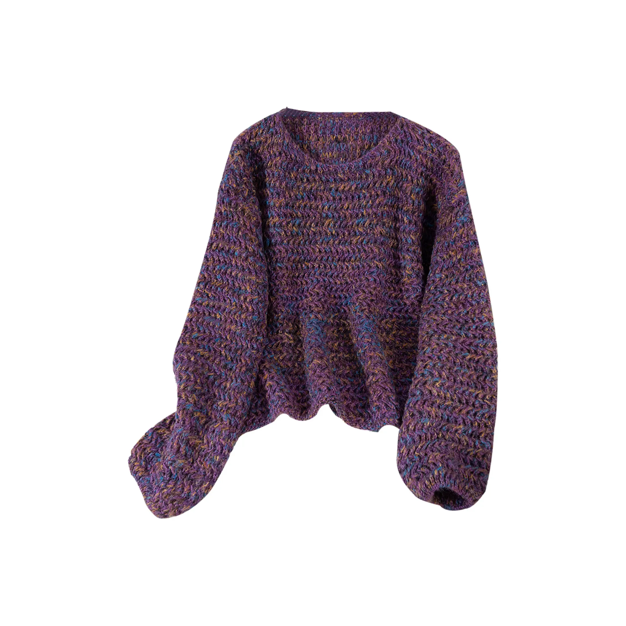 SIBAISHE Темно-фиолетовые Женские Свитера