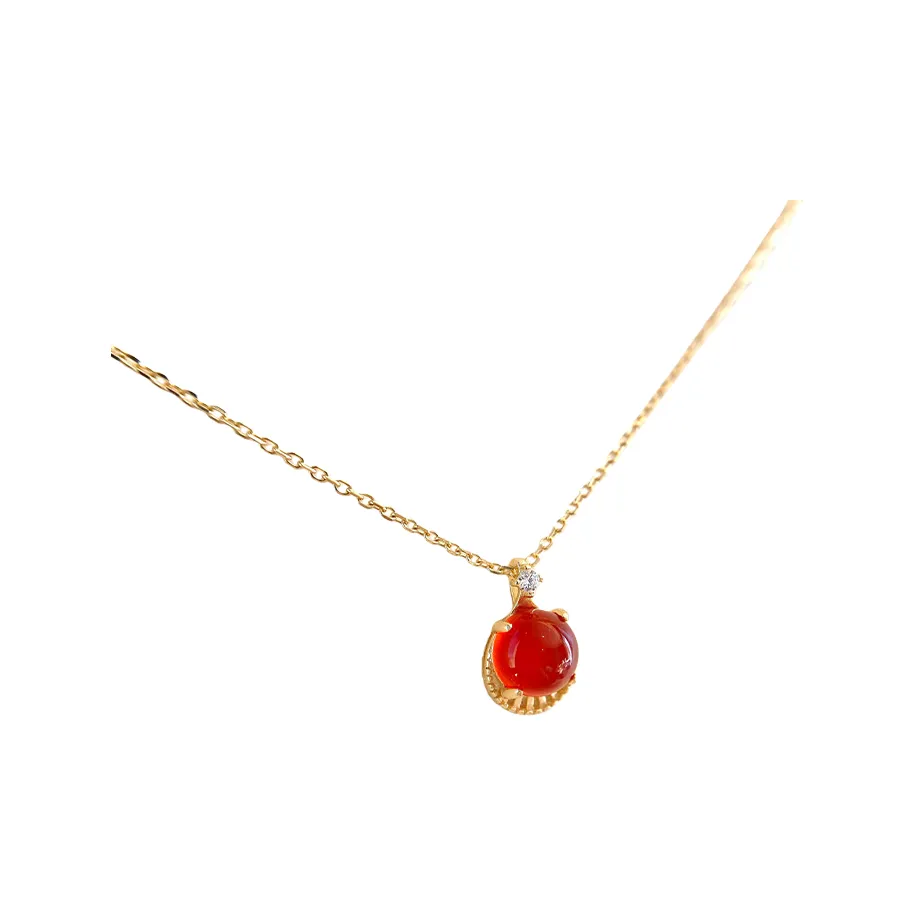 YOAR 925 стерлинговое серебро покрытие 14K золотом ожерелья женские