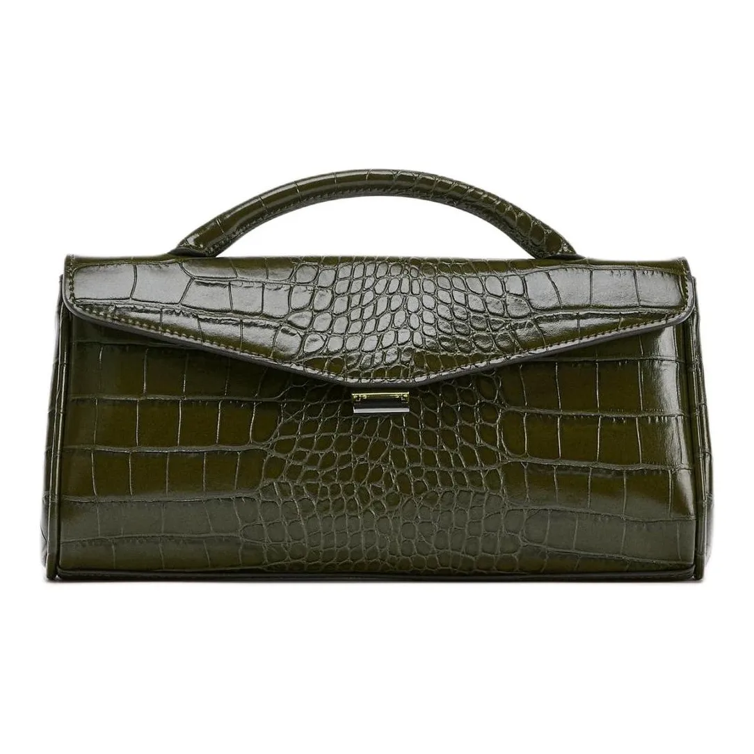 ZARA Collaboration Полиуретан Через плечо Сумка Женская Зеленая