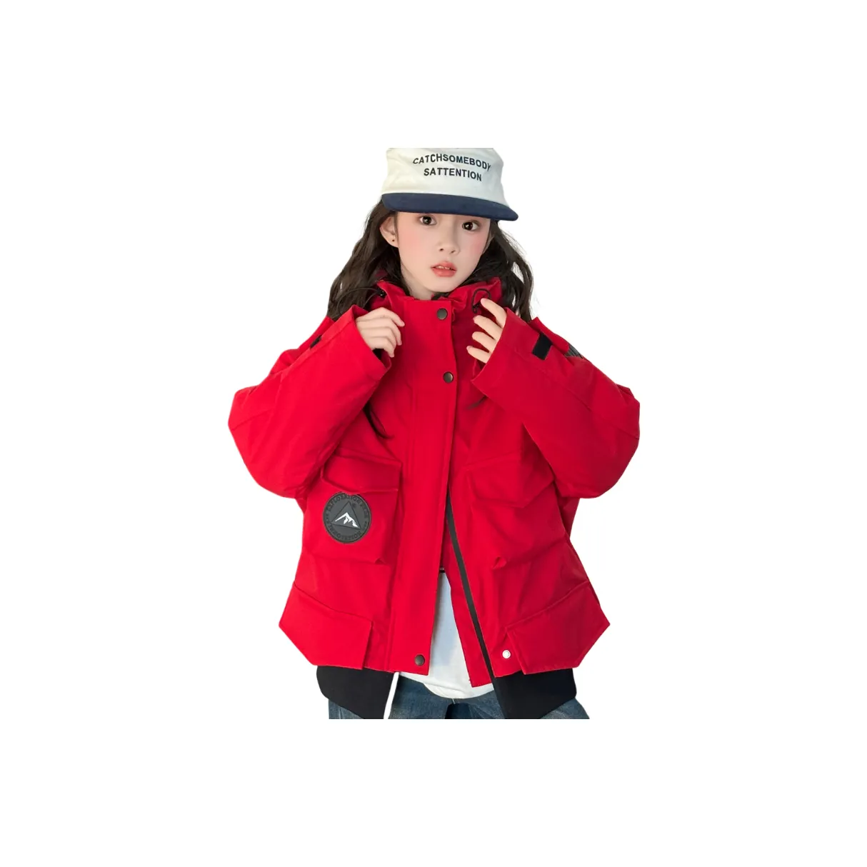 MENGJIABAN PARKA Пальто Подростки