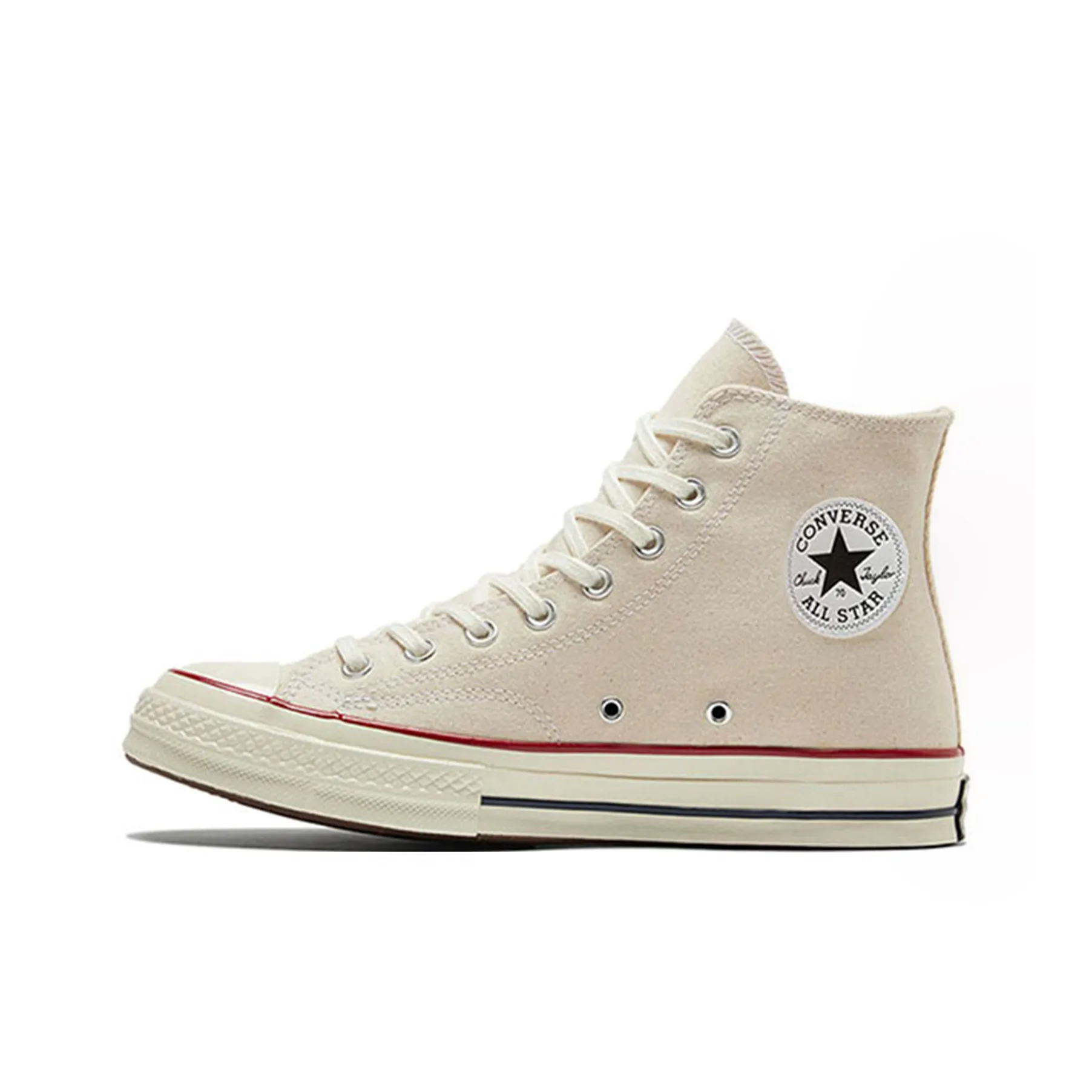 Converse Chuck 70 Износостойкие и Легкие Высокие Кеды Унисекс Экрю