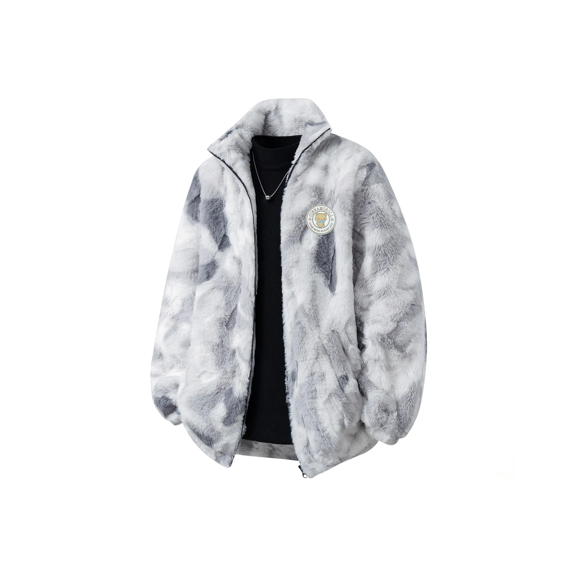 Sanrio X Cinnamoroll Yugui Dog Velvet Feel Coat Unisex Санрио X Cinnamoroll Yugui Dog Бархат Feel Пальто Унисекс