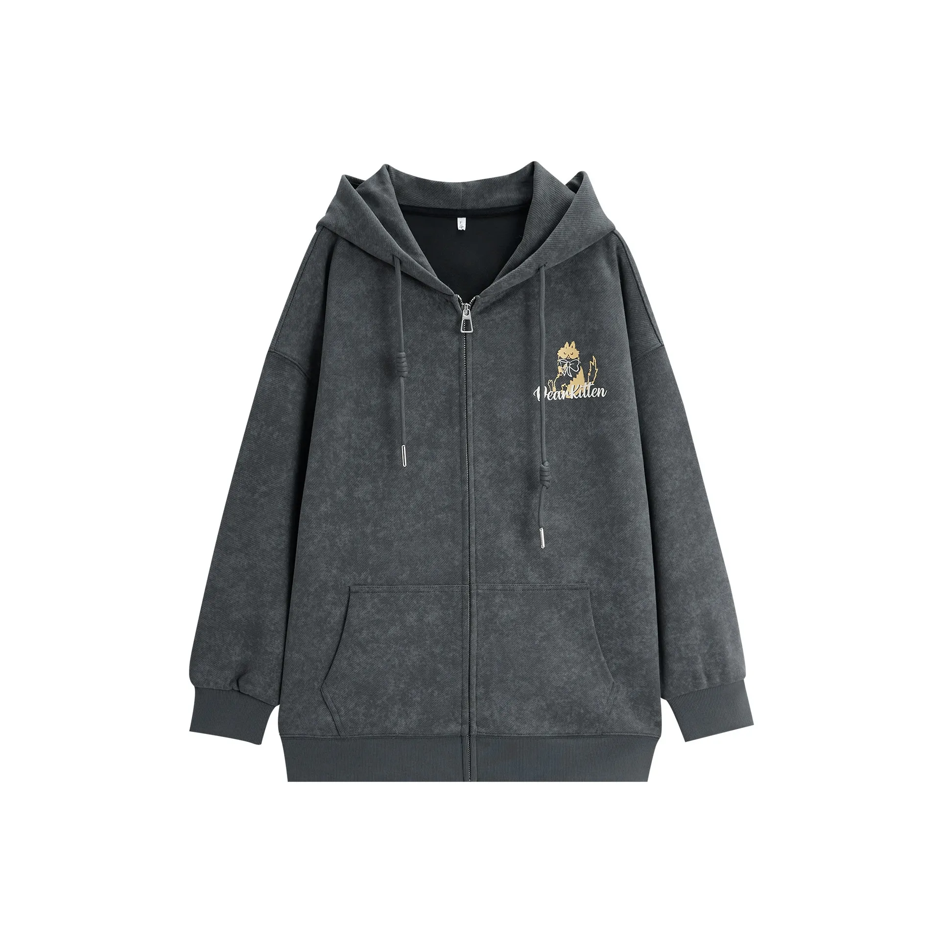 AIYIFU Темно-серый Женский Свитшот