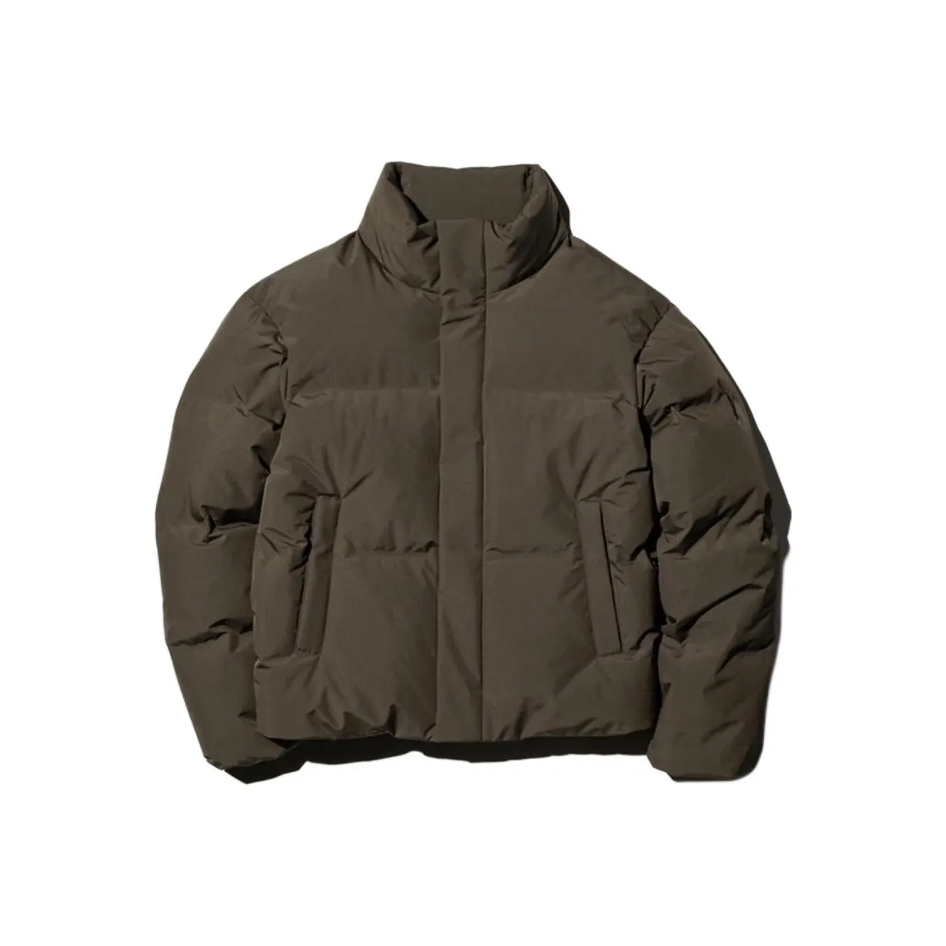 UNIQLO Коричневый Черный Унисекс Пуховики