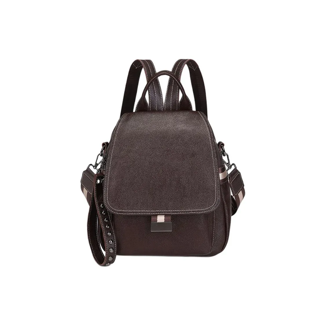 BRINCH ПУ (полиуретан) Мода Рюкзак Женский Черный Кофейный