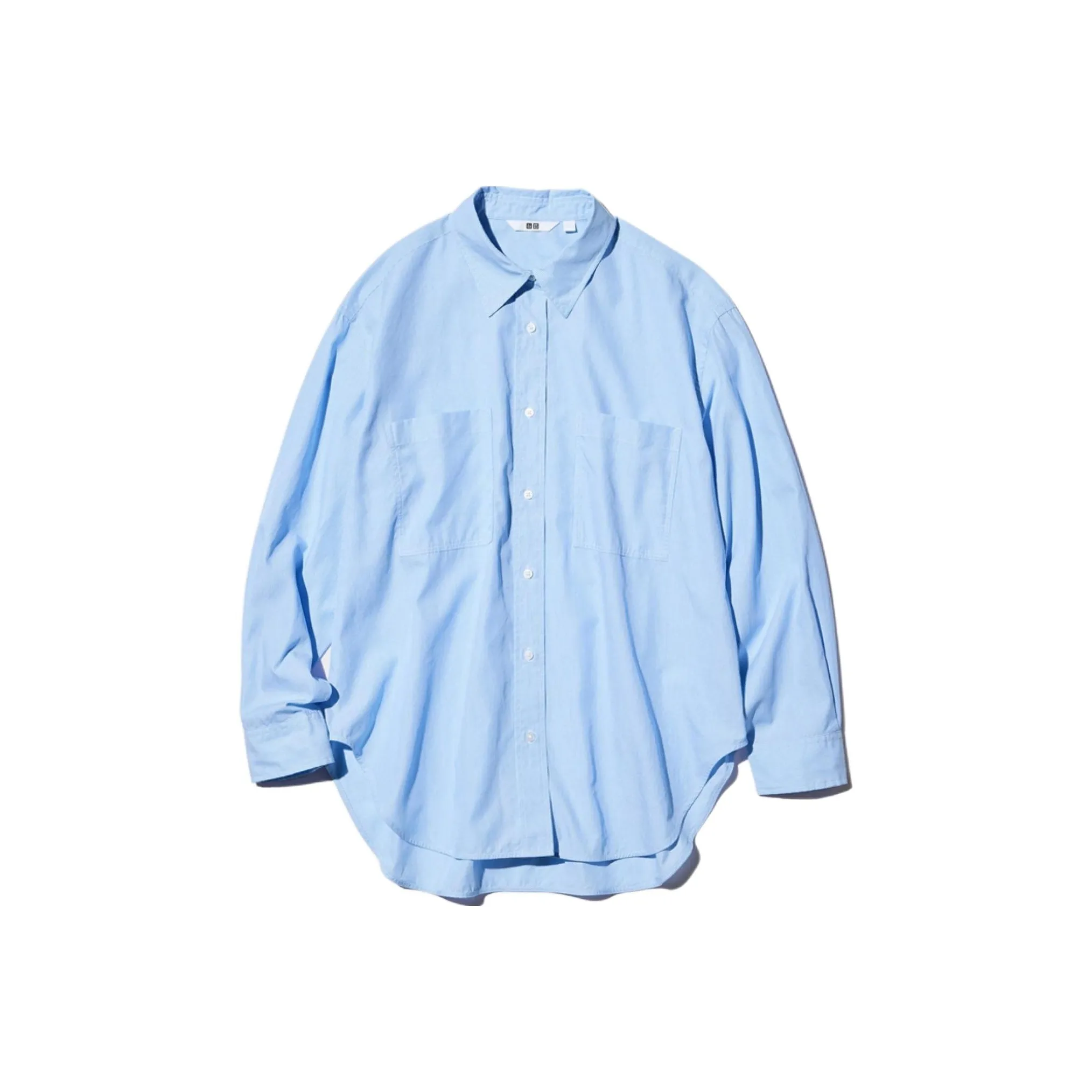 UNIQLO Розовые Синие Женские Рубашки