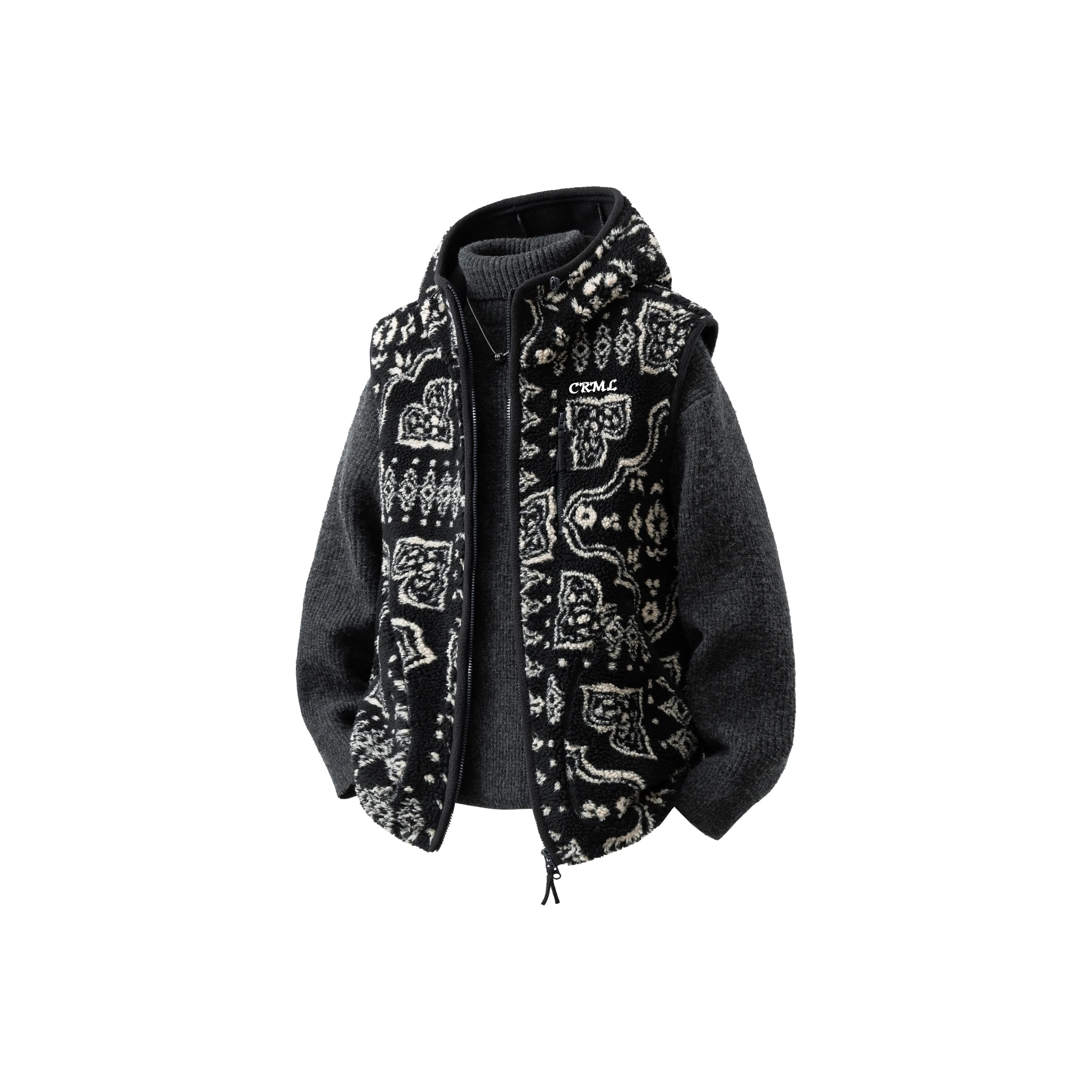 Caramella Черный Унисекс Жилеты