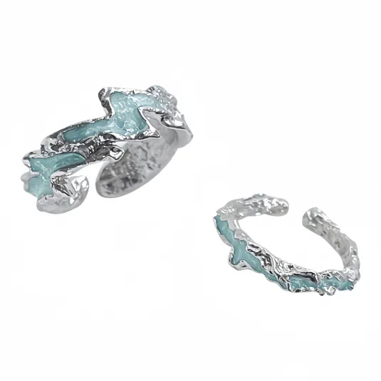 A CONG Studio Золотое Покрытие Медные Кольца Унисекс