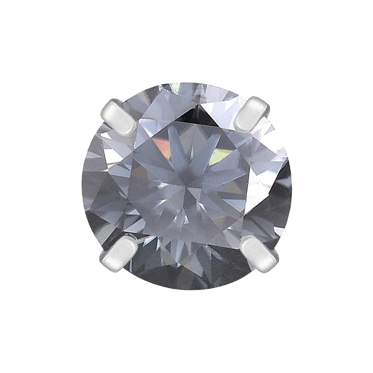 ICEGANG Муассанит F136 Титановый сплав Серьги-гвоздики Унисекс