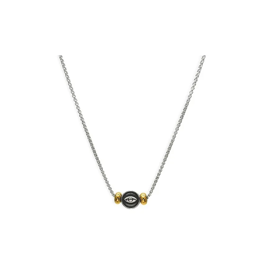 A CONG Studio Титановая сталь Вакуум Гальванизированный 18k В печи Ожерелья Унисекс