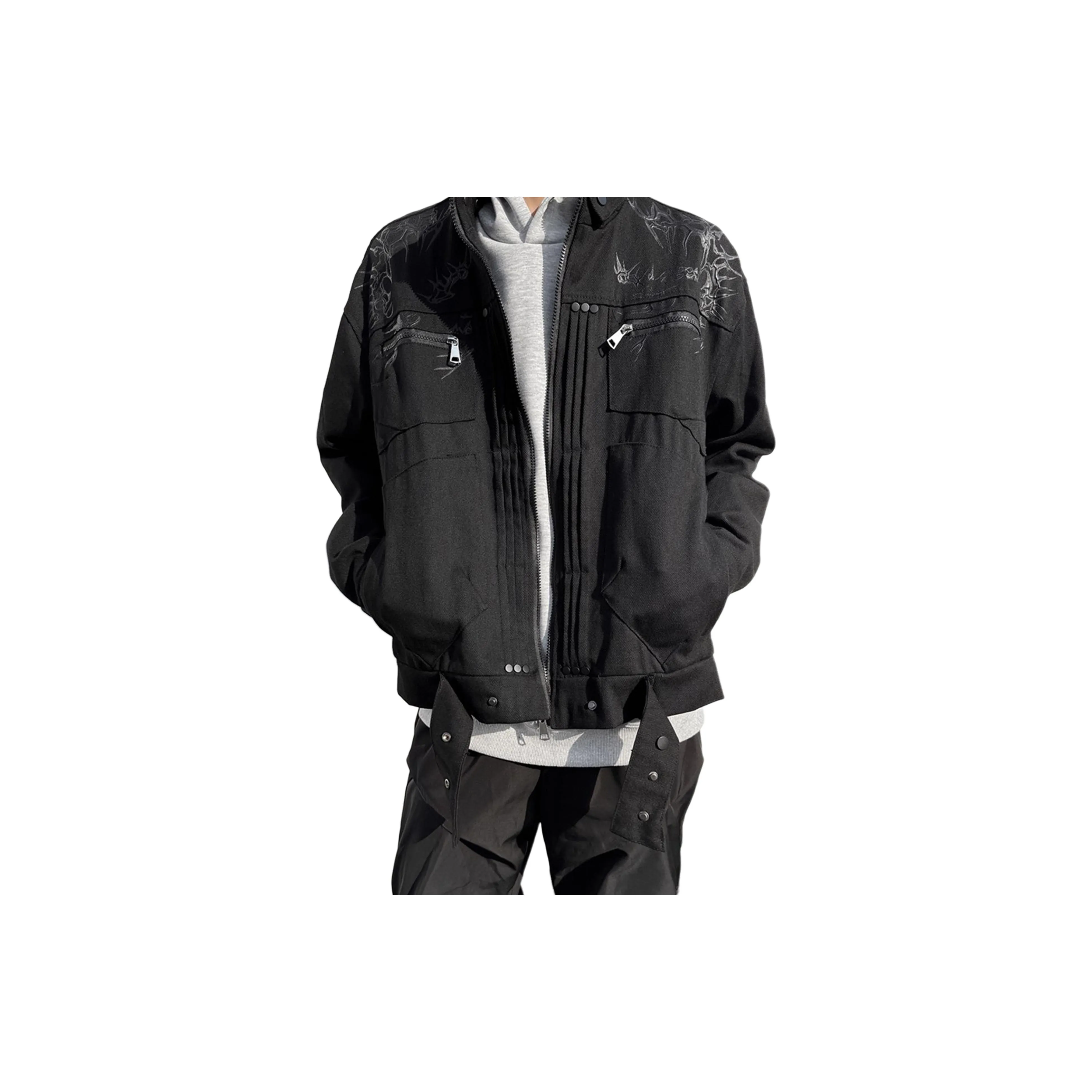 COMOWA Черный Унисекс Джинсовые куртки