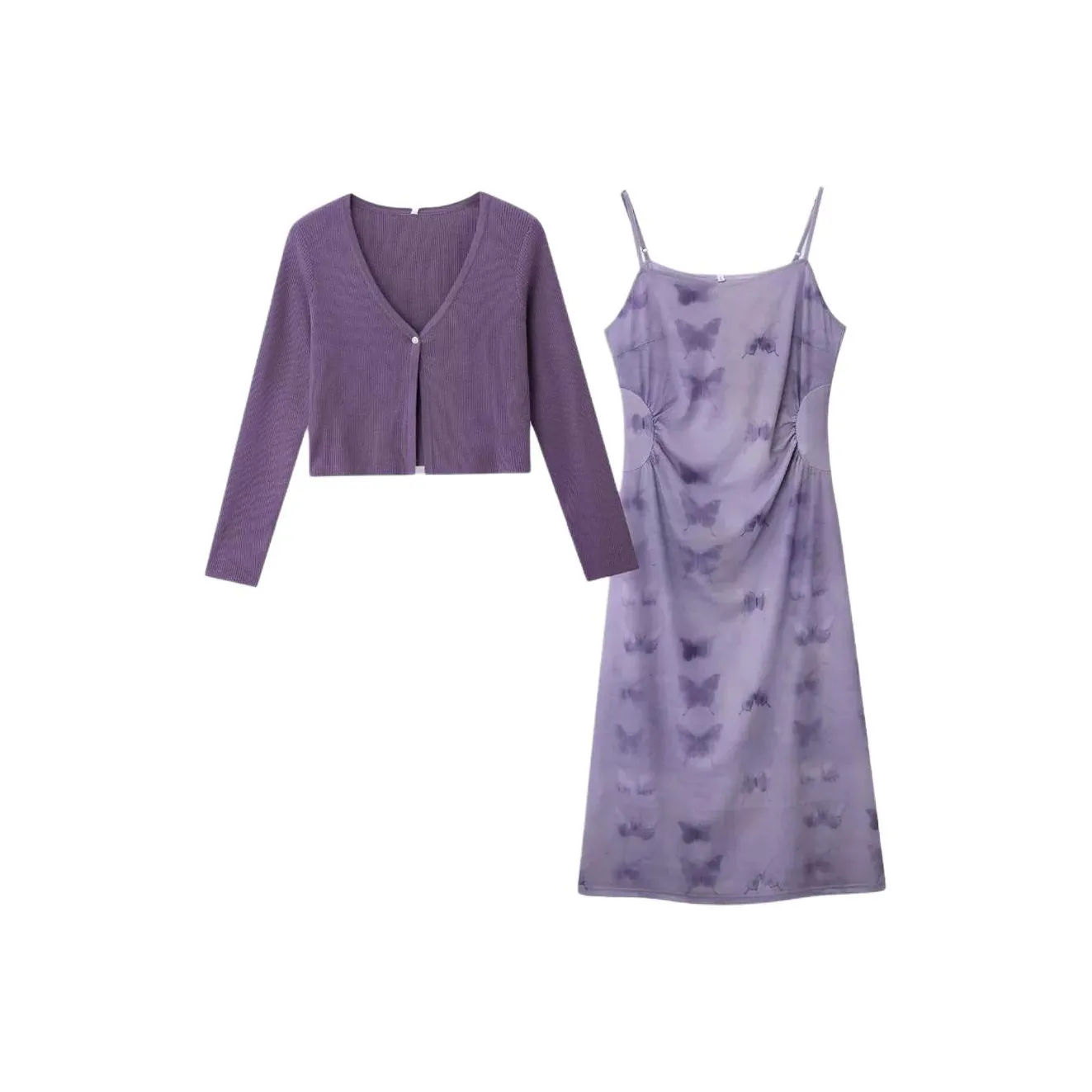 AIYIFU Фиолетовый Женские Комплекты с Юбкой