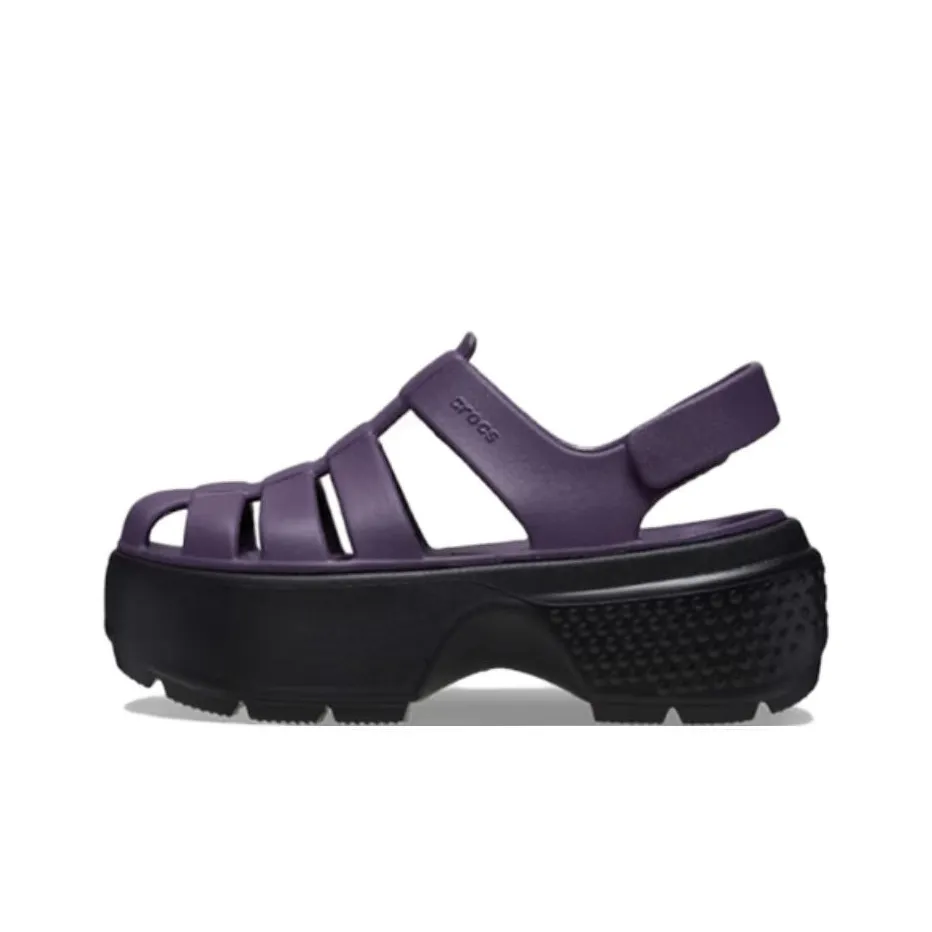 Сандалии Crocs в римском стиле Женские Deep Iris Фиолетовый