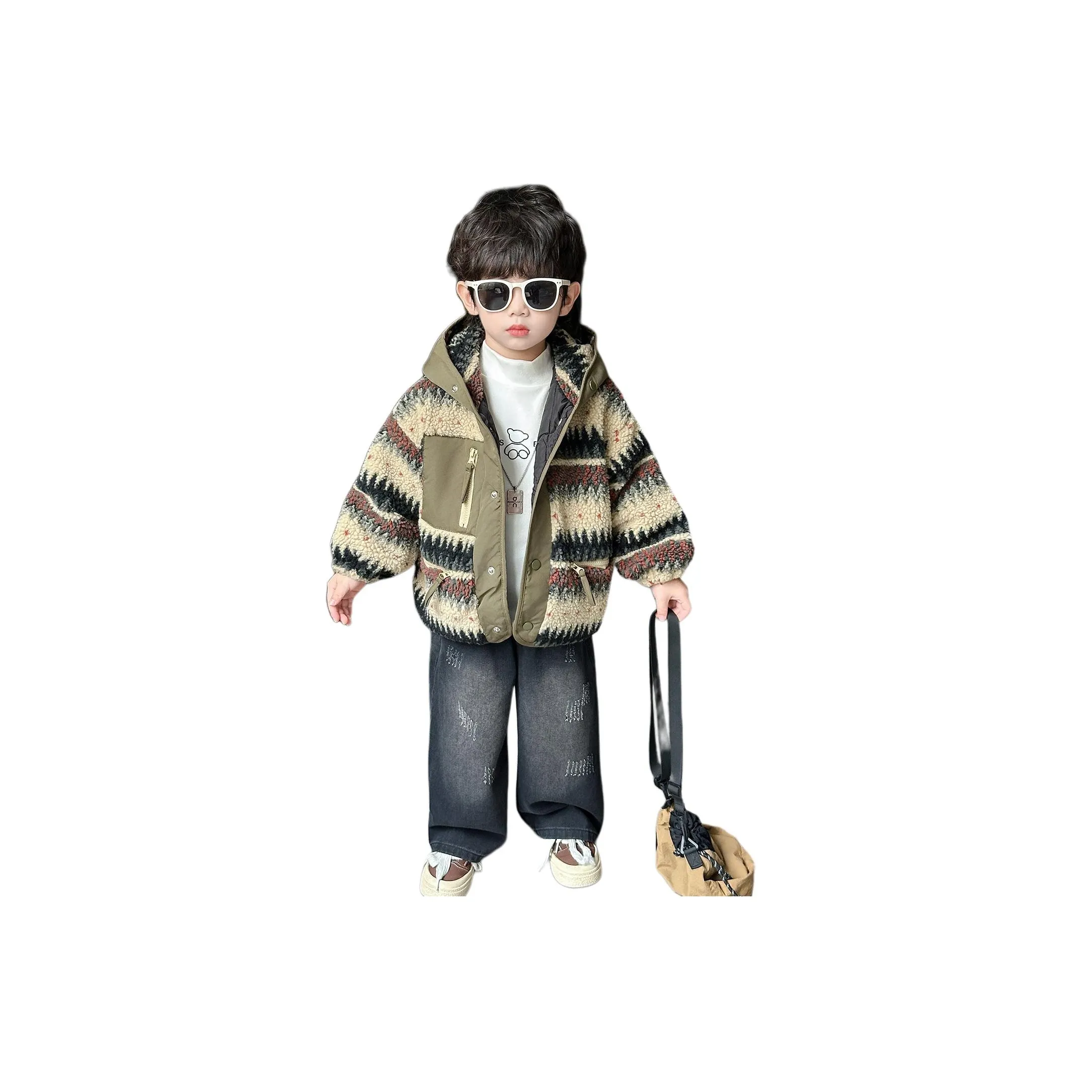 MAMIMAKA Пальто Зимнее Детское Возраст 3-7 лет