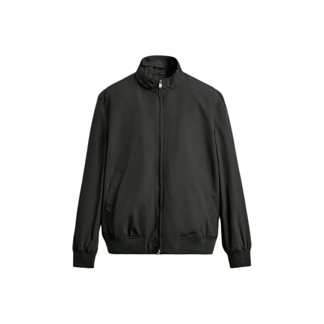 ZARA Темно-зеленый Мужской пуховик