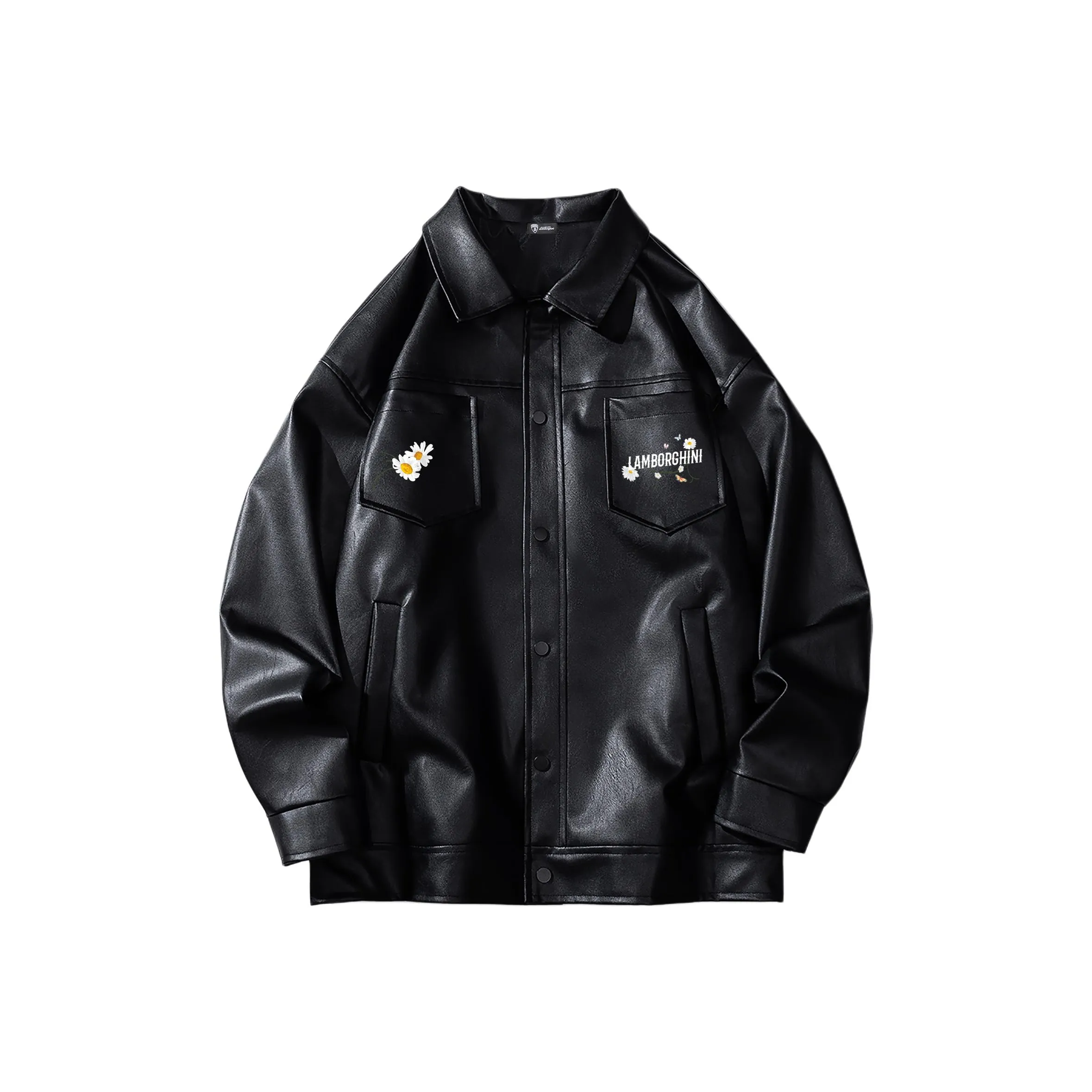 AUTOMOBILI LAMBORGHINI Кожаная куртка унисекс