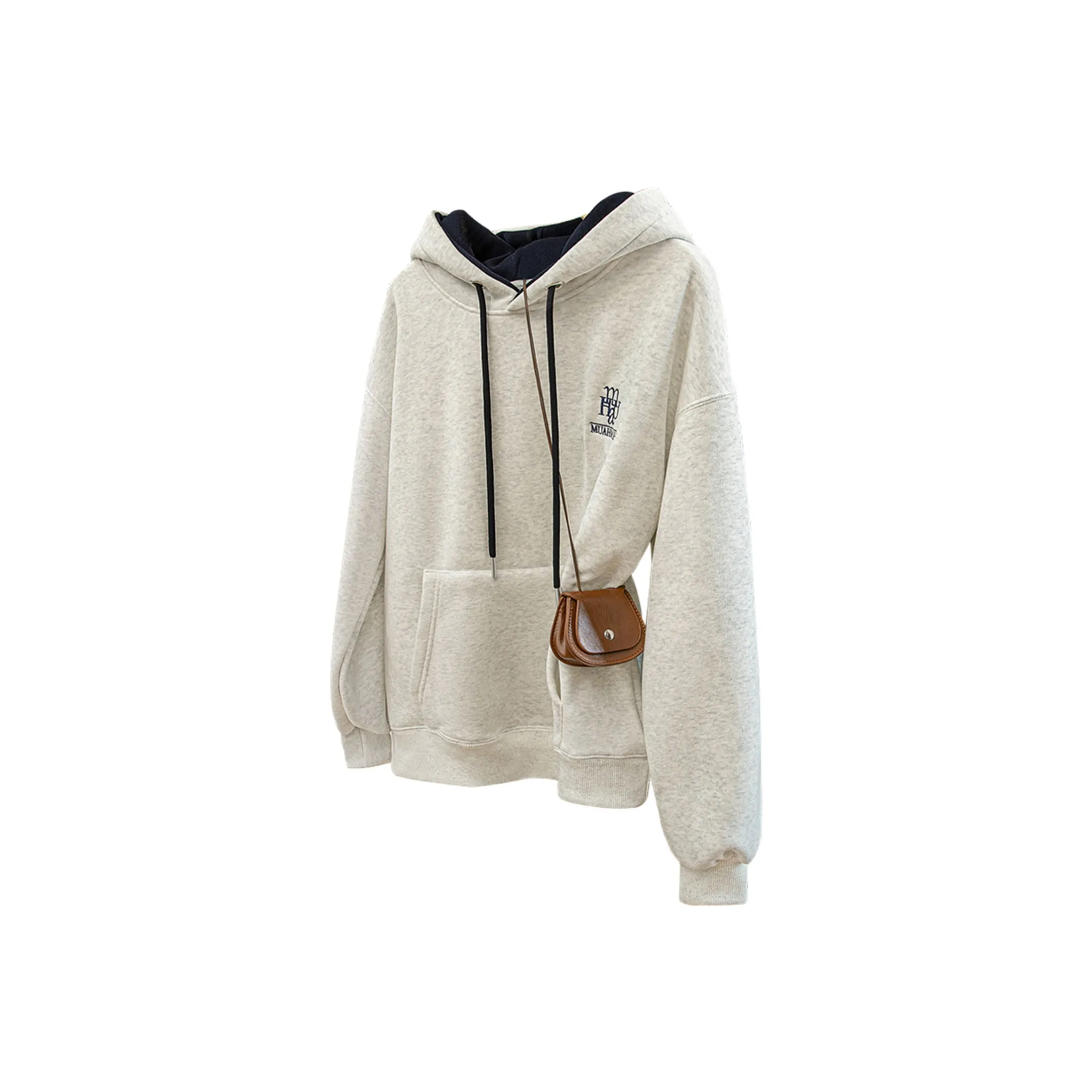 SIBAISHE Светлый Фотиния Серый Женский Свитшот